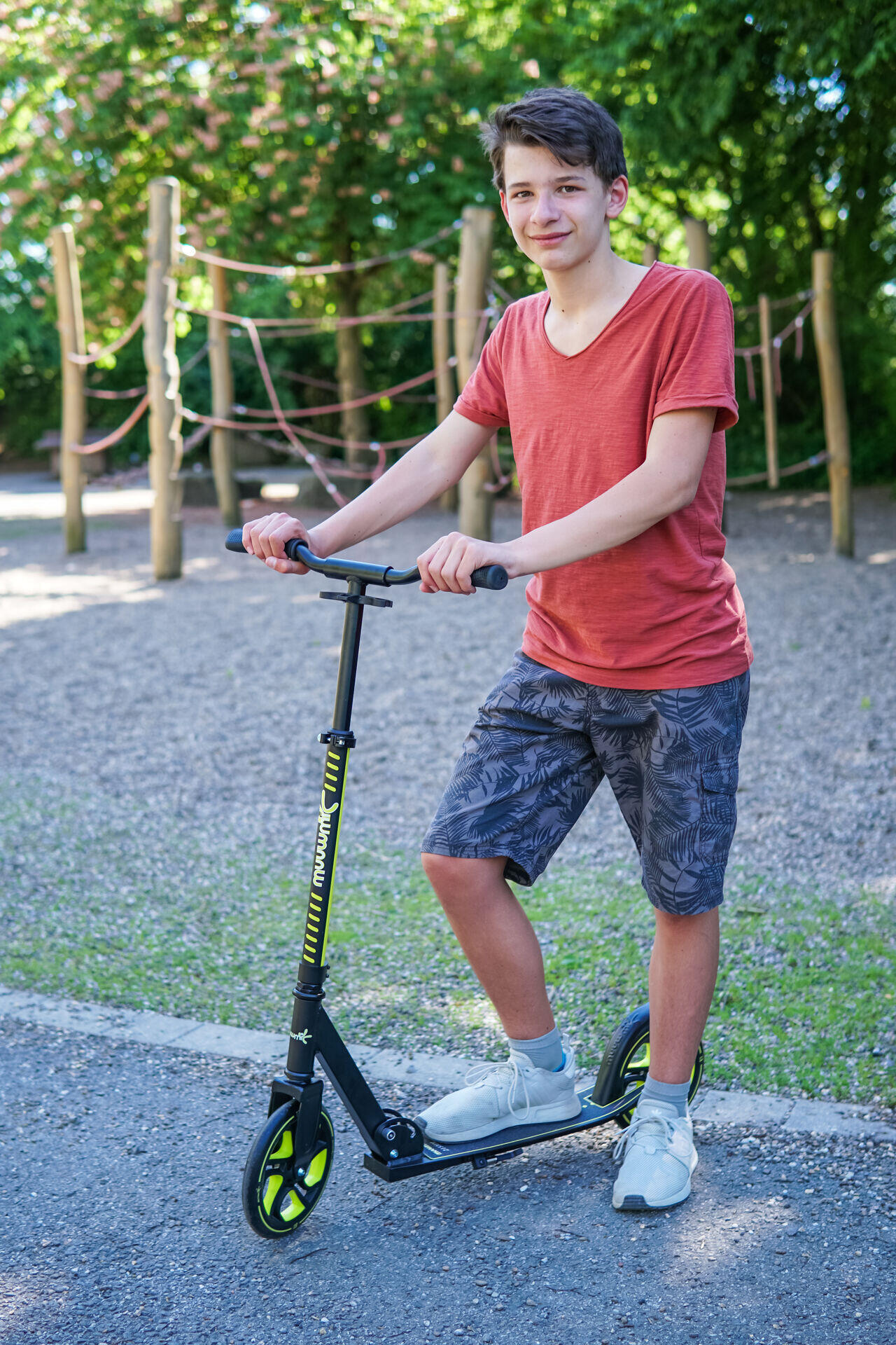 muuwmi Aluminium Scooter Pro 215 mm lime 7/7