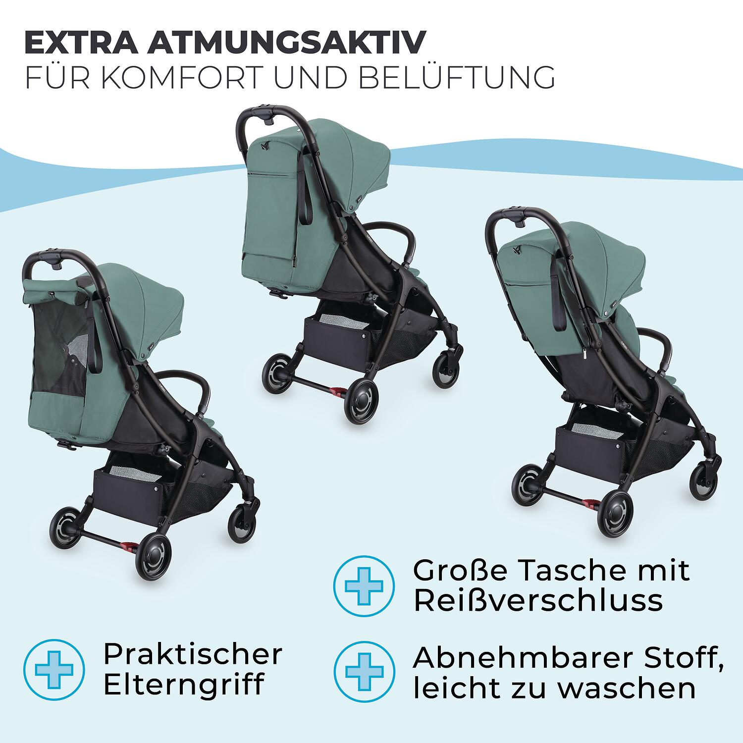 GLOBBER STROLL LITE türkis 6/8