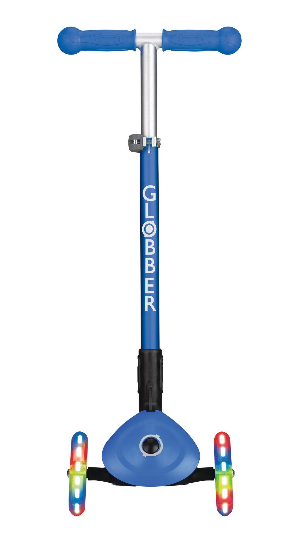 Globber Primo Foldable Lights step met 3 wielen in blauw 7/7