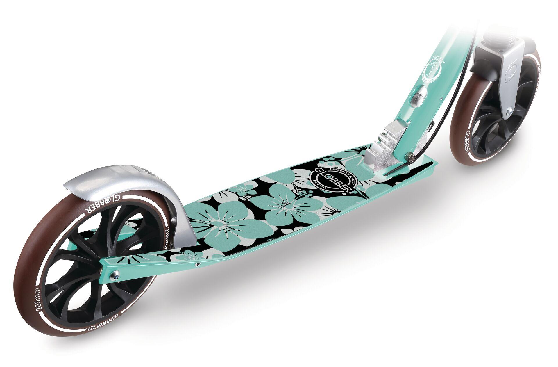 Monopattino NL 205 DELUXE ruote grandi - Verde Menta 11/14
