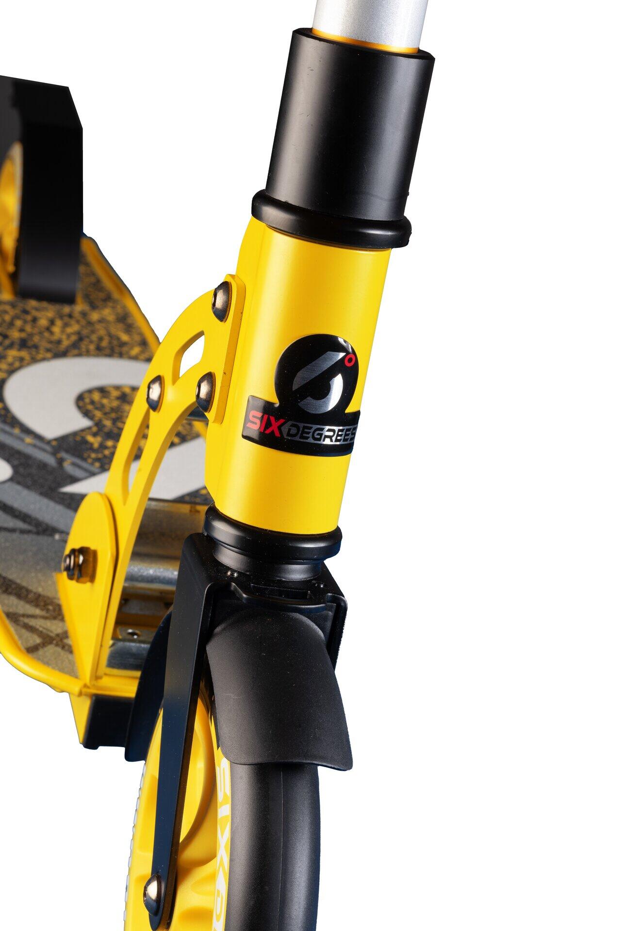 SIX DEGREES Aluminium Scooter Junior 180/145 mm gelb 7/7