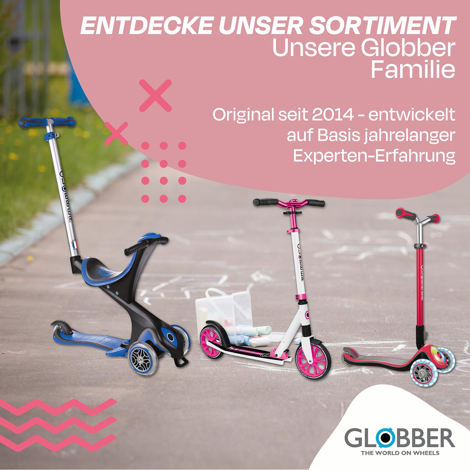 Trottinette ELITE LIGHTS - Rose pastel 7/7