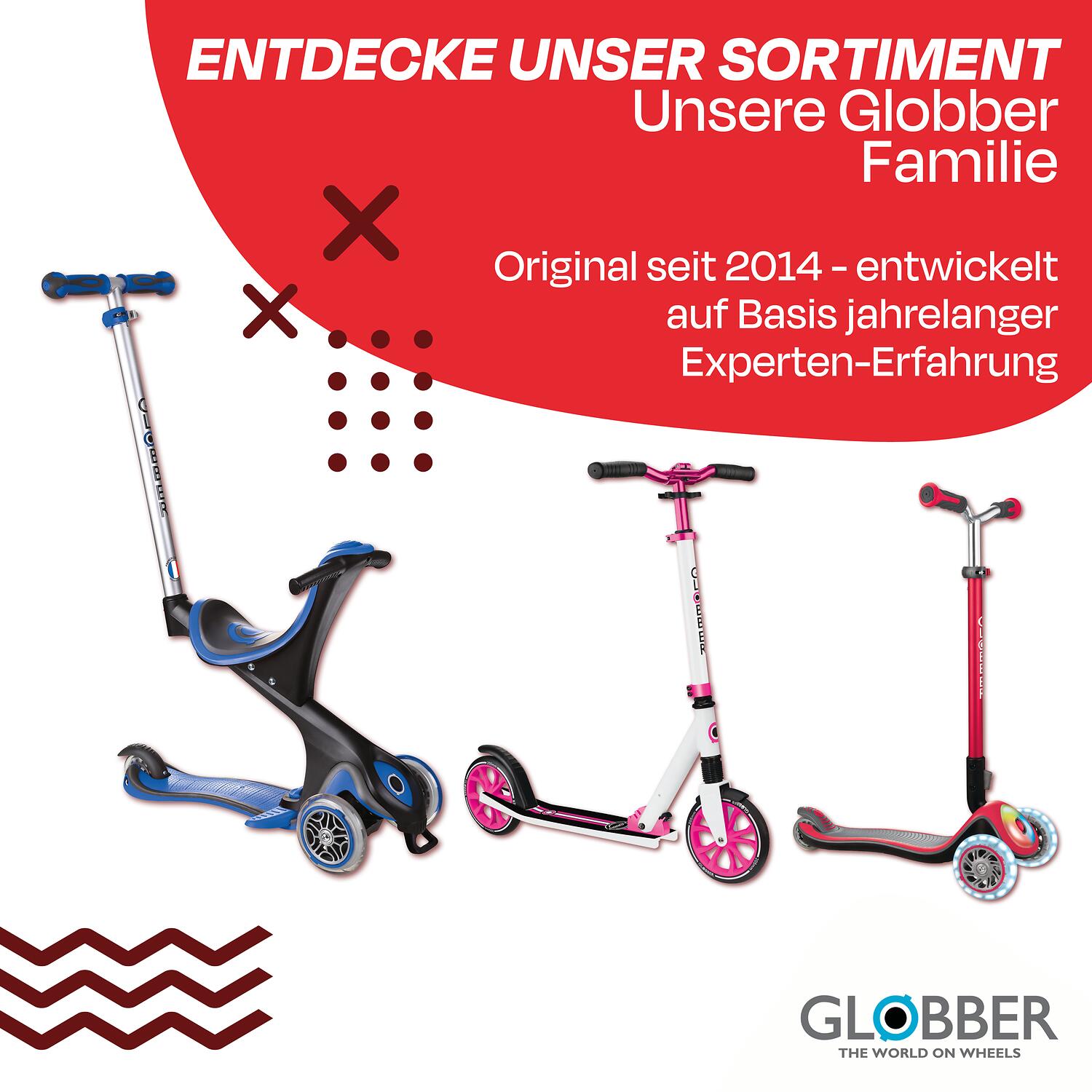 Globber "Trike Explorer" 4 in 1 in het Rood 7/7