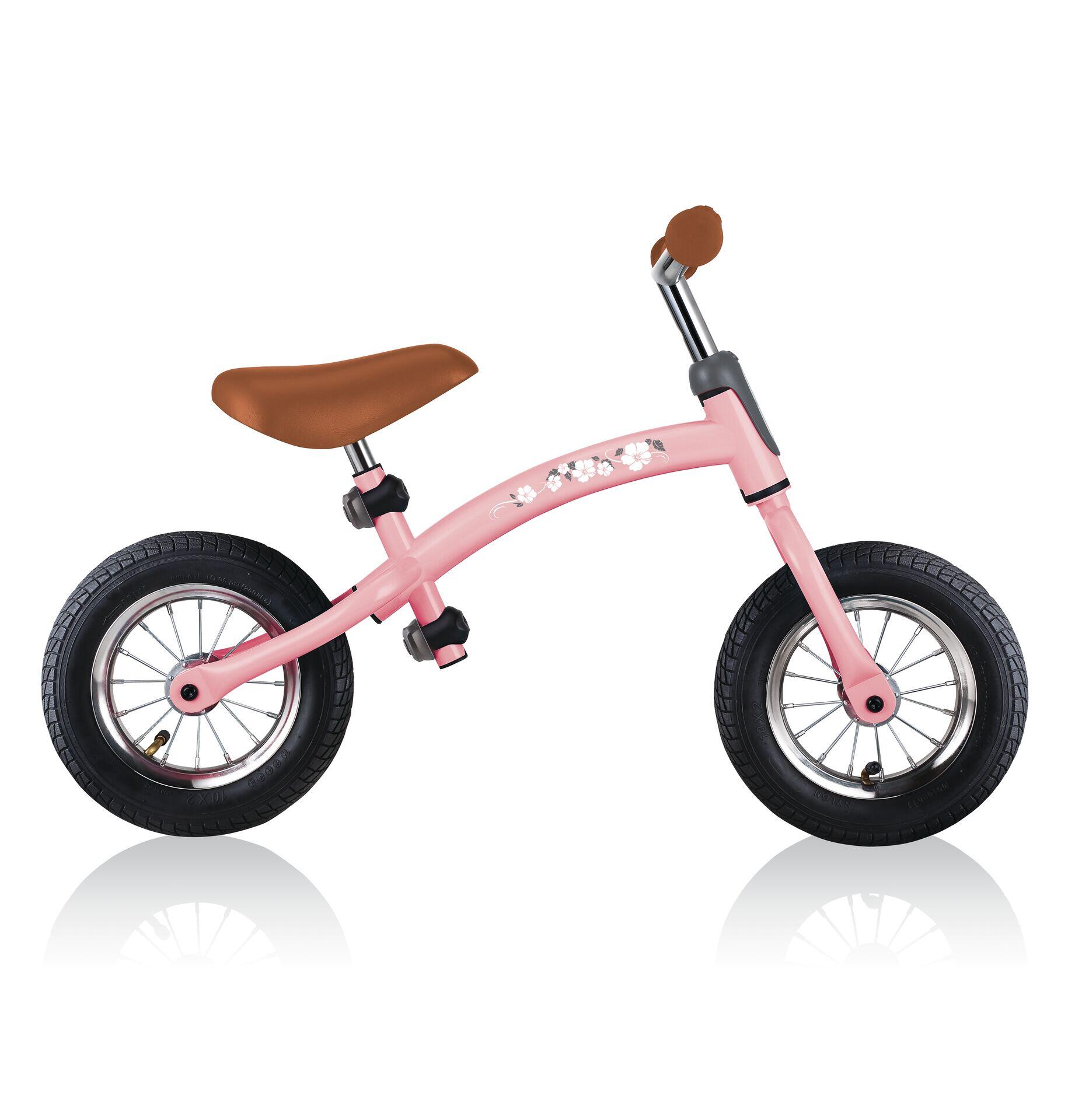 Bicicletta di equilibrio per bambini GO BIKE AIR rosa pastello 7/7