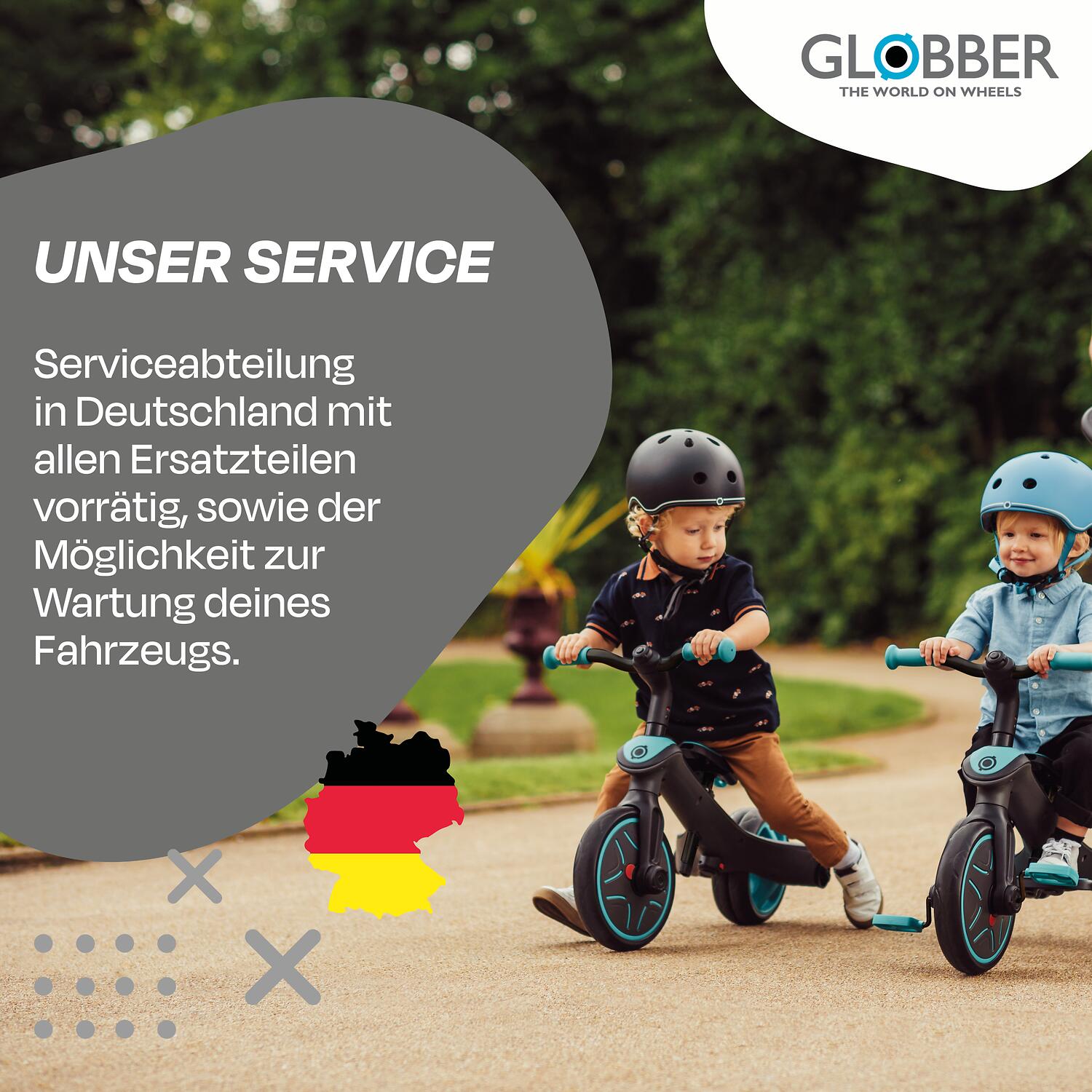 GLOBBER EXPLORER TRIKE 4in1 schwarz 7/8