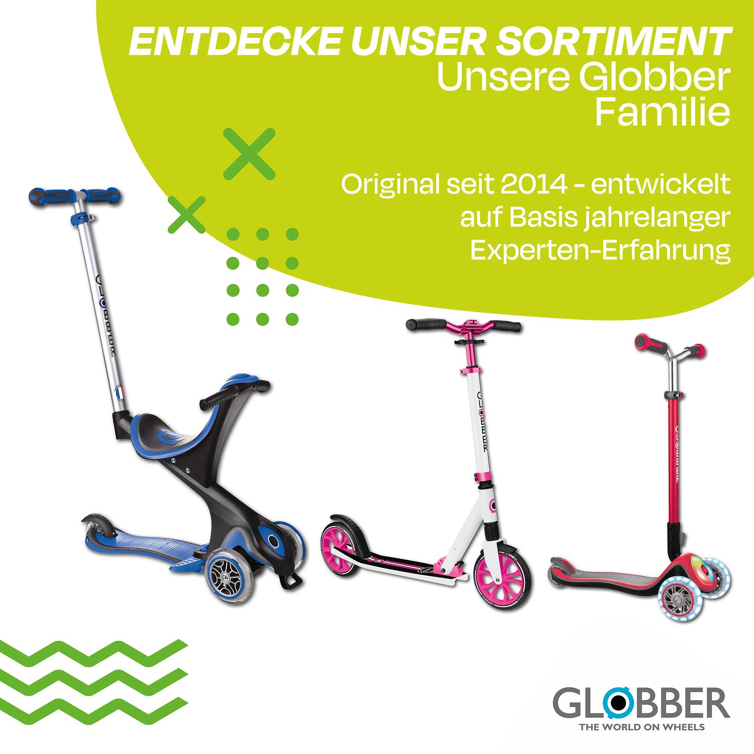 Globber "Trike Explorer" 4 in 1 in het Groen 7/7