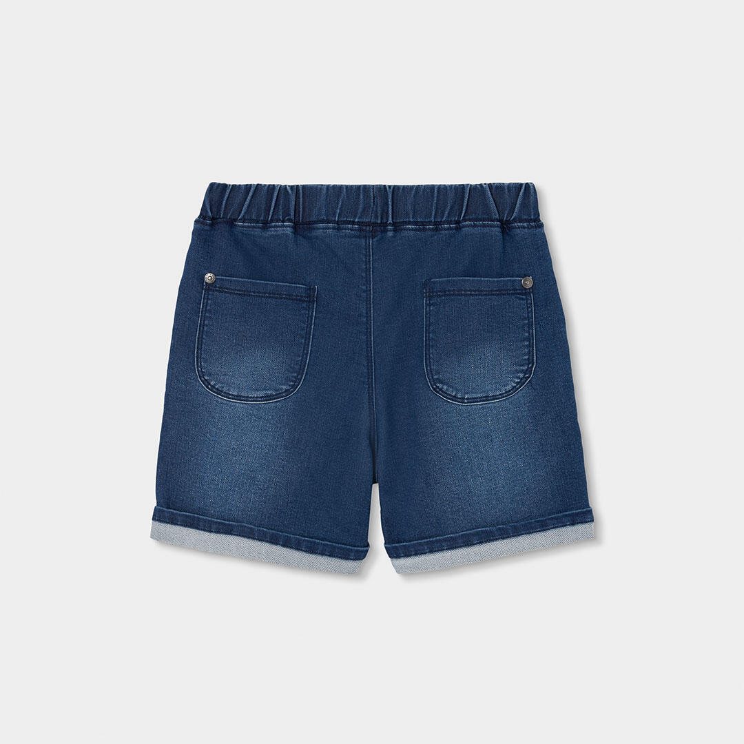 Bermudas de verano de tenis kids niño boboli azul 2/4
