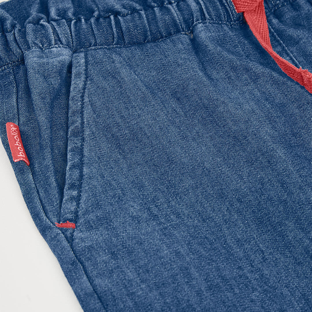 Shorts de verano de tenis kids niña boboli azul 3/4