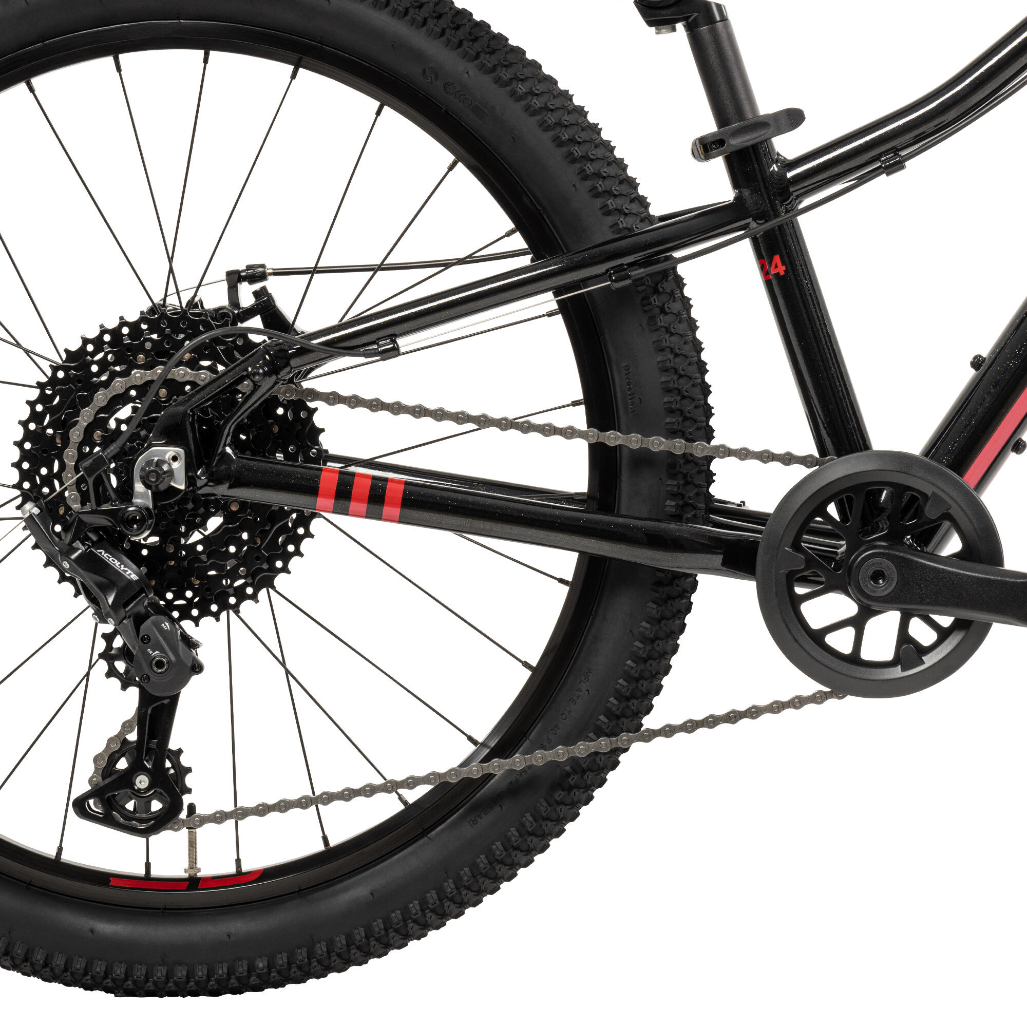 Batch 24" Kinder-Mountainbike, Galaxy Black 3/6