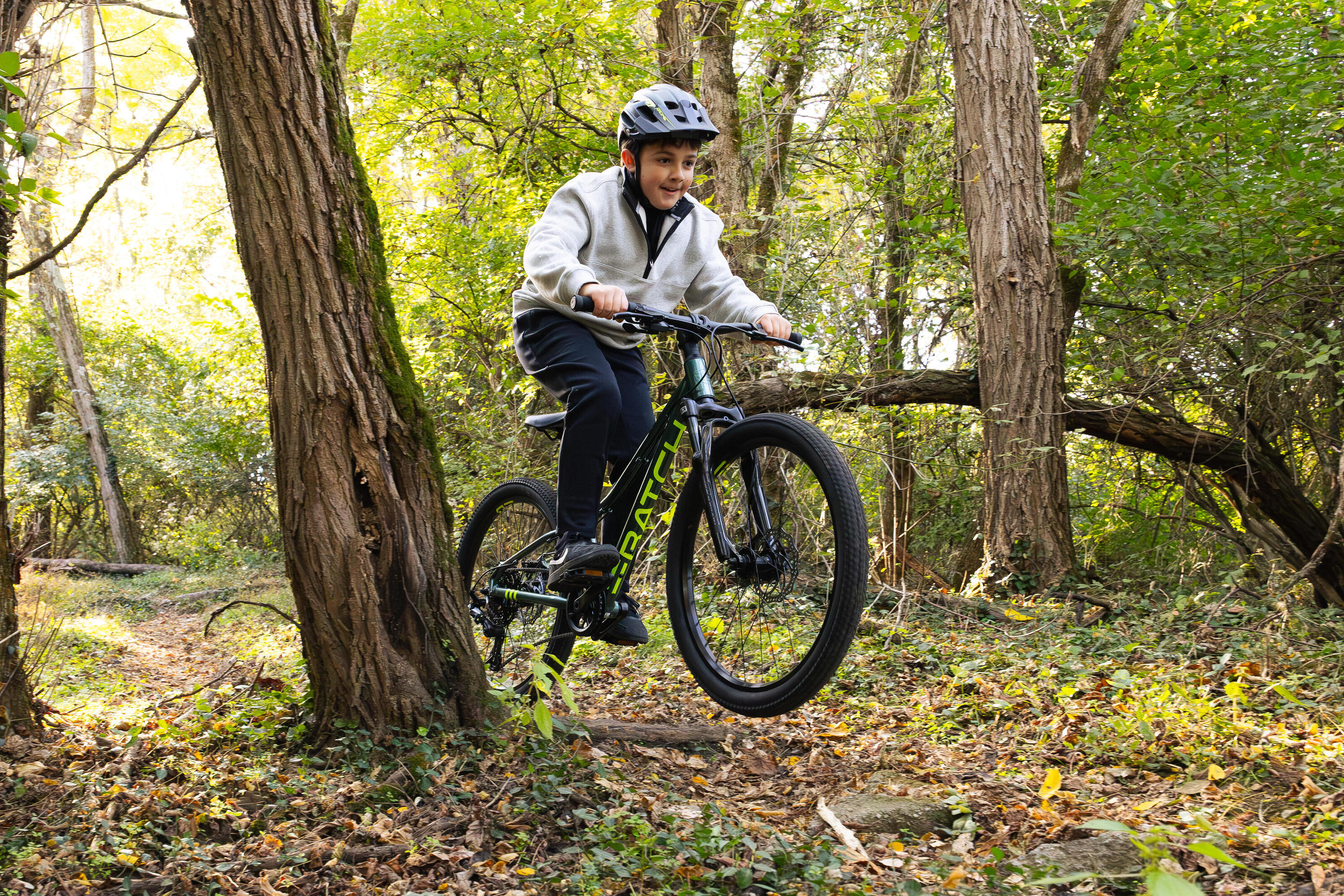 Batch 24" Kinder-Mountainbike, Fichtengrün 5/6