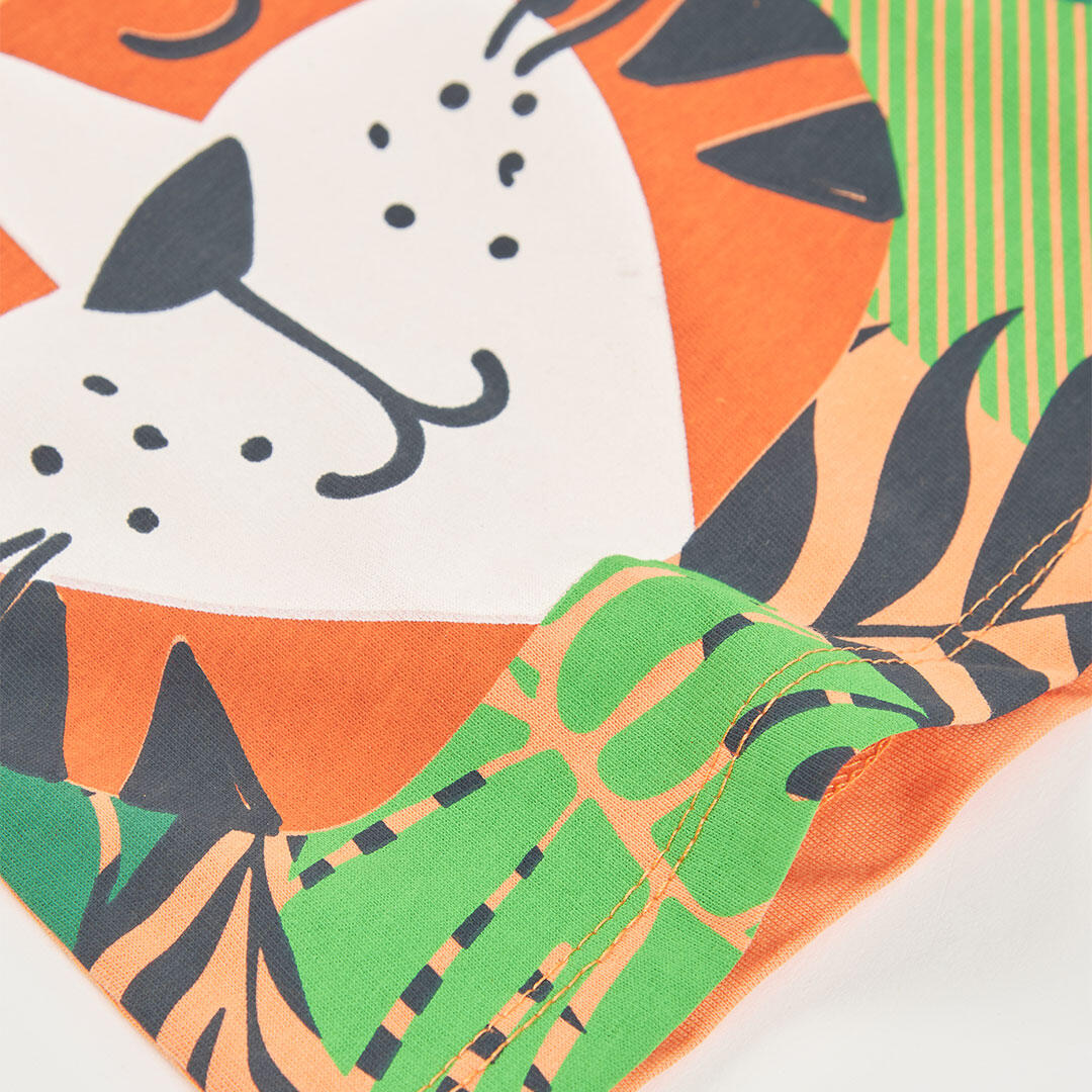 Camisetas de verano de gimnasia kids niño boboli naranja 4/4