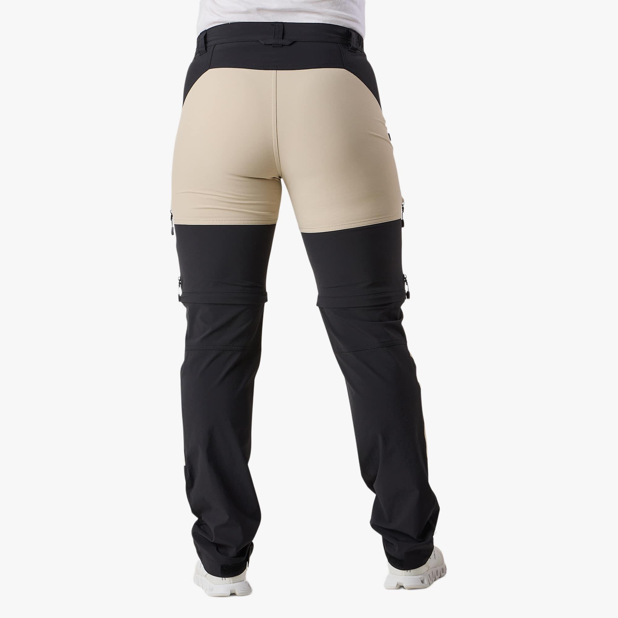 Women hiking outdoor pants wind resistant breathable Lofoten Stretch Zip-Off 2/7