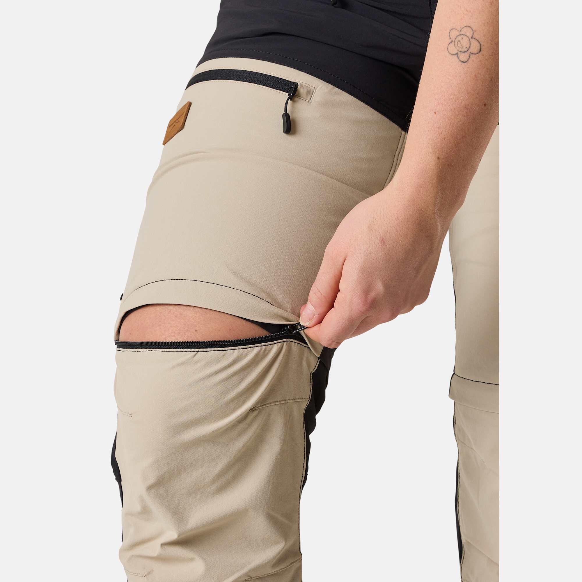 Women hiking outdoor pants wind resistant breathable Lofoten Stretch Zip-Off 7/7