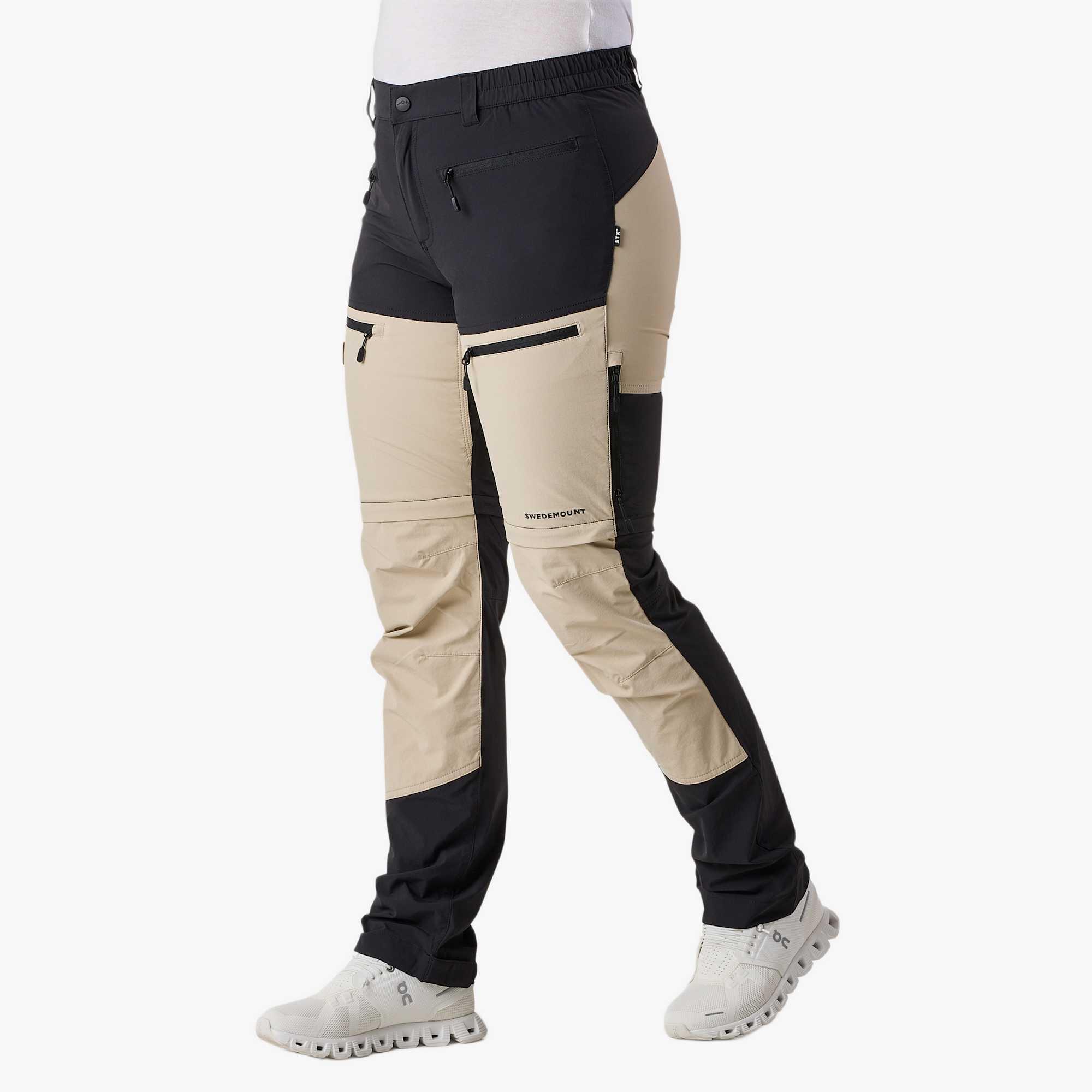 Women hiking outdoor pants wind resistant breathable Lofoten Stretch Zip-Off 4/7