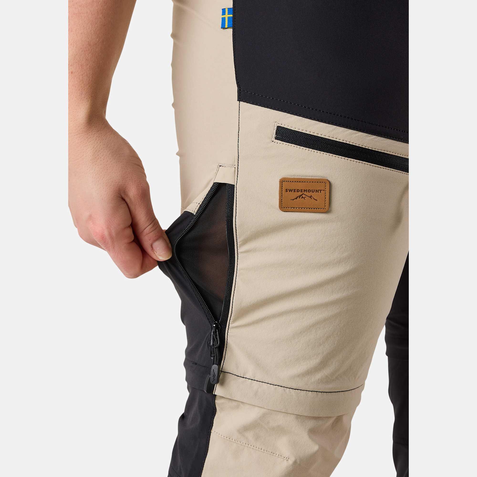 Women hiking outdoor pants wind resistant breathable Lofoten Stretch Zip-Off 6/7