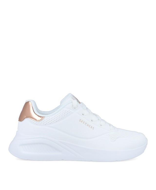 Chaussures de sport pour femme Skechers blanches 3/5
