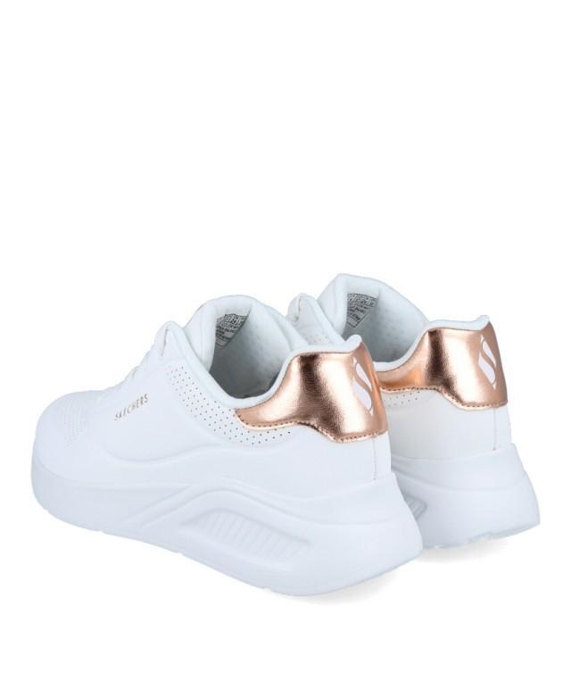 Chaussures de sport pour femme Skechers blanches 2/5