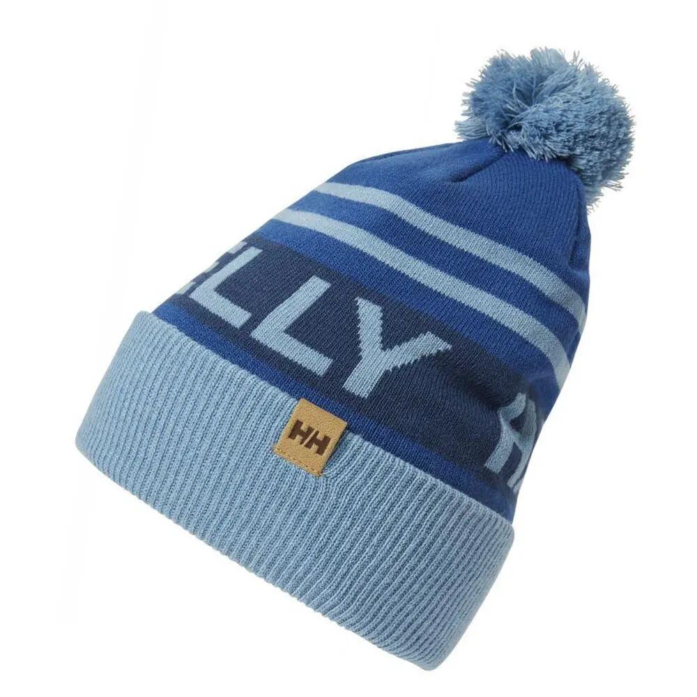 Unisex Adult Ridgeline Beanie (Navy Blue/Blue) 2/2