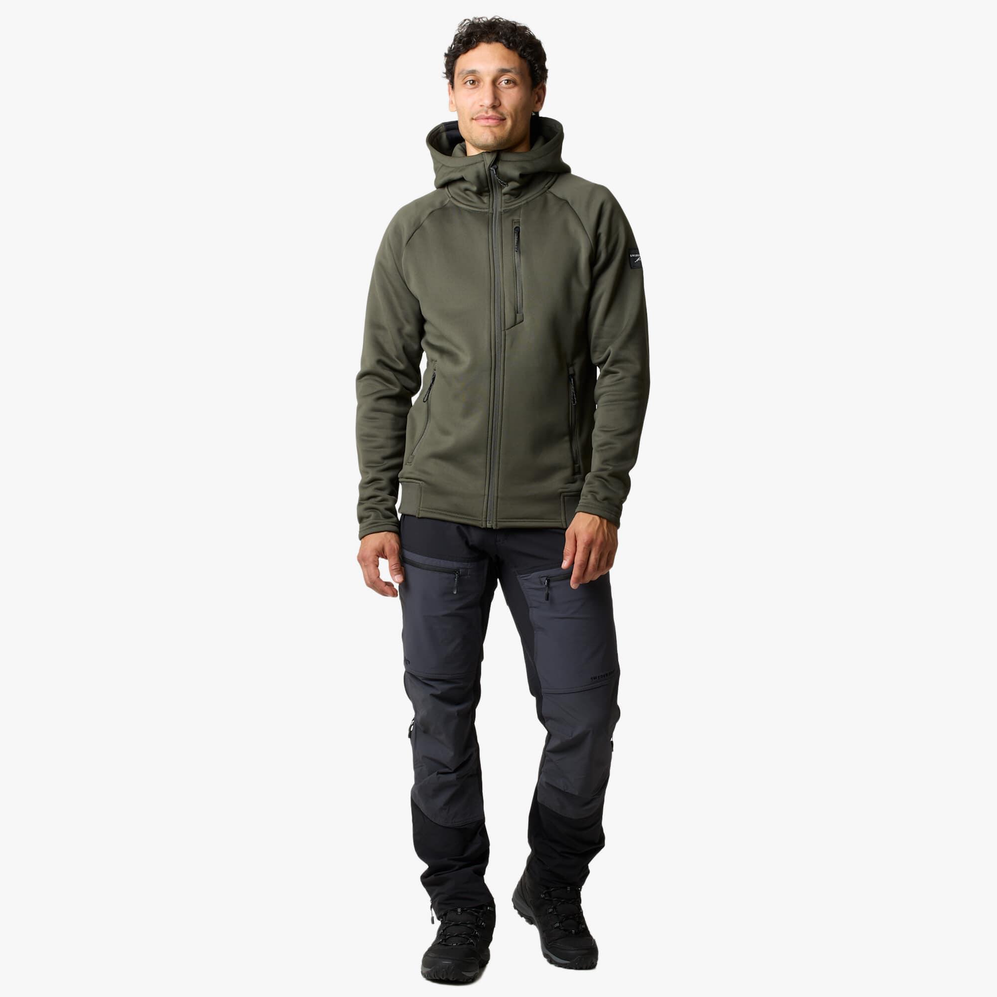 Pile maniche lunghe da escursionismo da uomo Lofoten Tech Stretch Hood 3/7