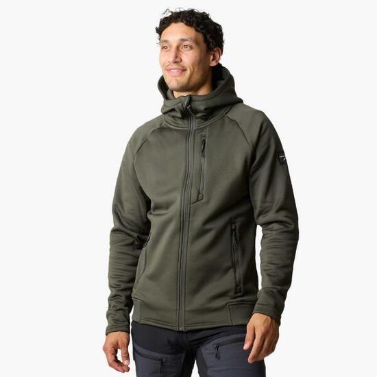 Polaire randonnée homme zippée intégrale Lofoten Tech Stretch Hood