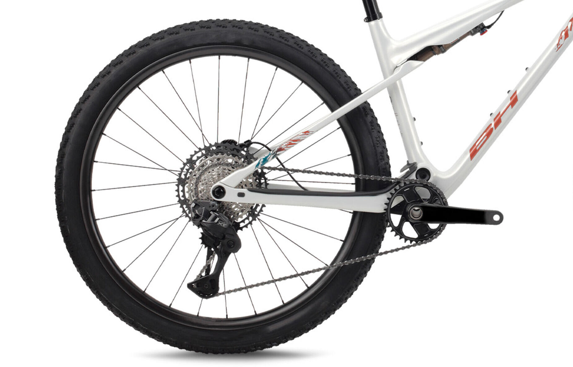 Bicicleta Mtb Bh Lynx Sls 7.5 Blanco-naranja 3/3
