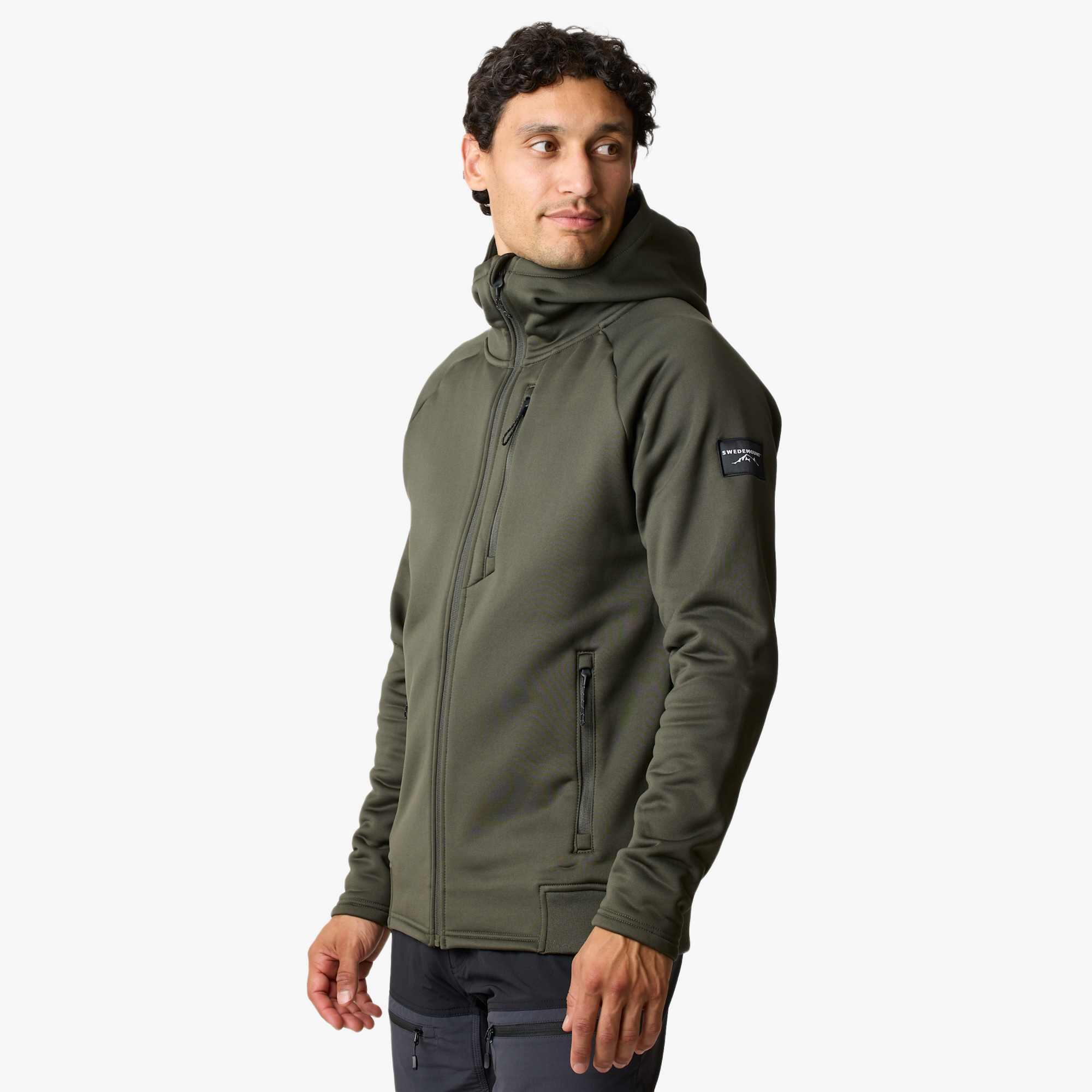 Pile maniche lunghe da escursionismo da uomo Lofoten Tech Stretch Hood 4/7