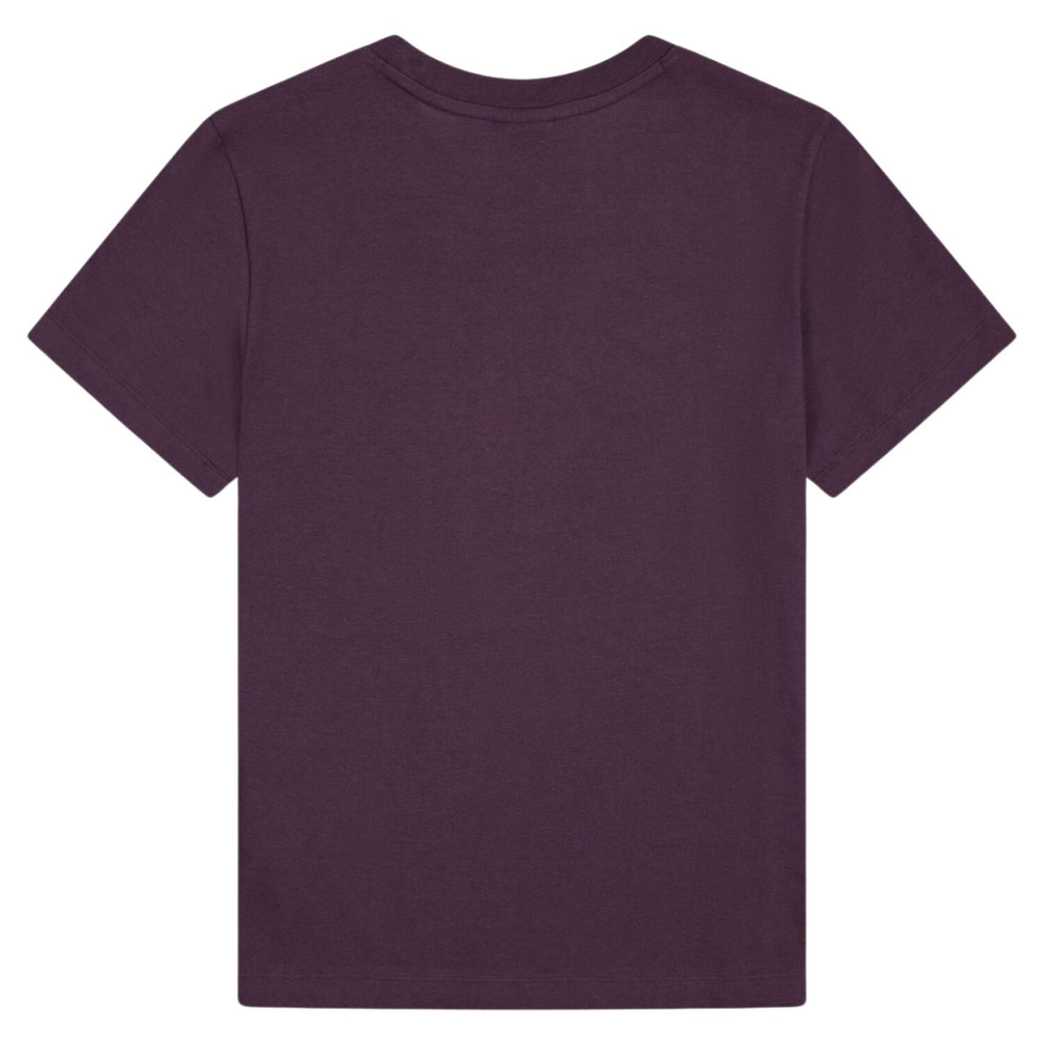 Dames gebrandmerkt mouw Tshirt (Paars) 3/4