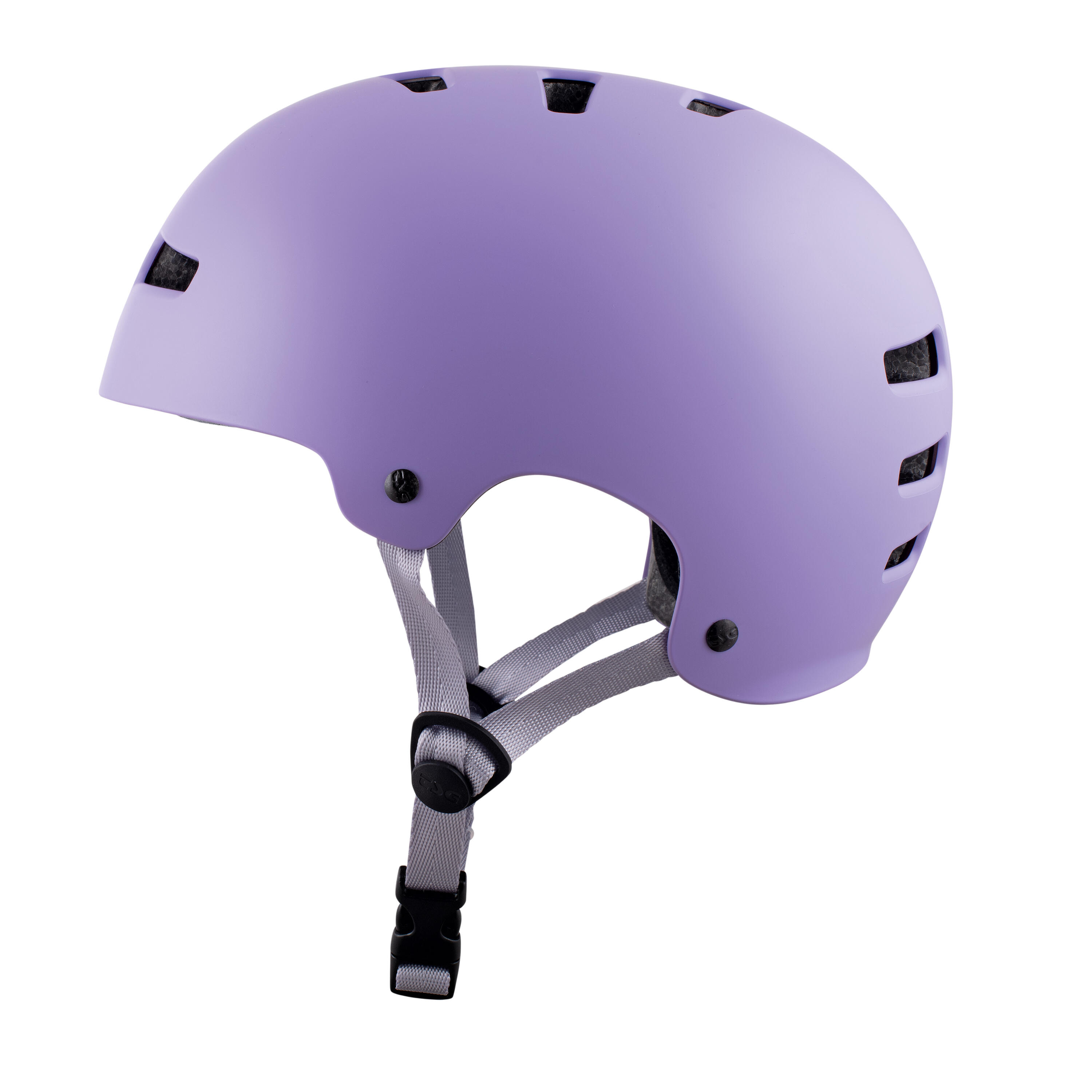 Casque Evolution Solid - Violet Satiné - Taille S/M - TSG 3/4