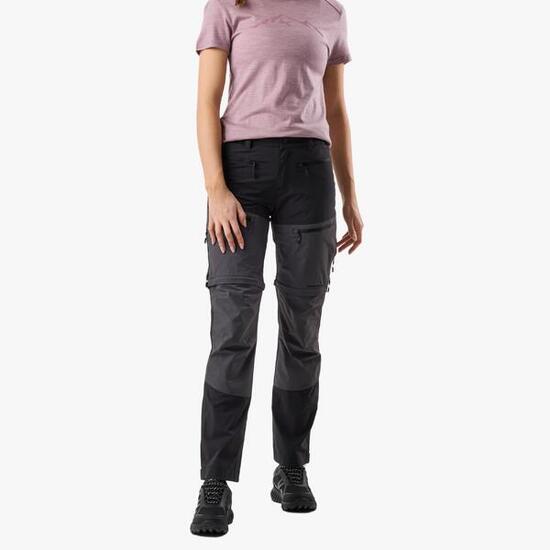 Pantalon randonnée femme extérieur coupe-vent respirant Lofoten Stretch Zip-Off