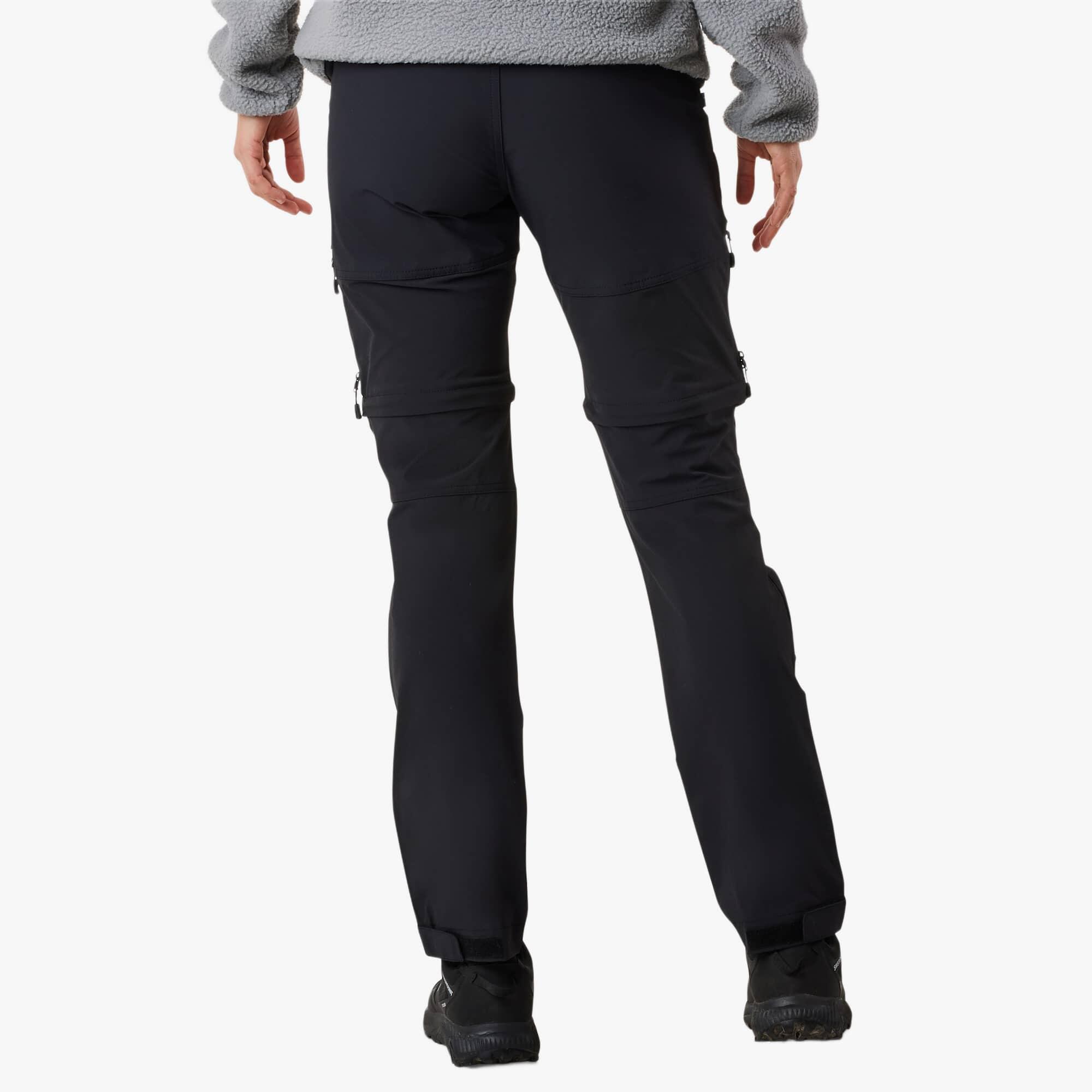 Women hiking outdoor pants wind resistant breathable Lofoten Stretch Zip-Off 2/7