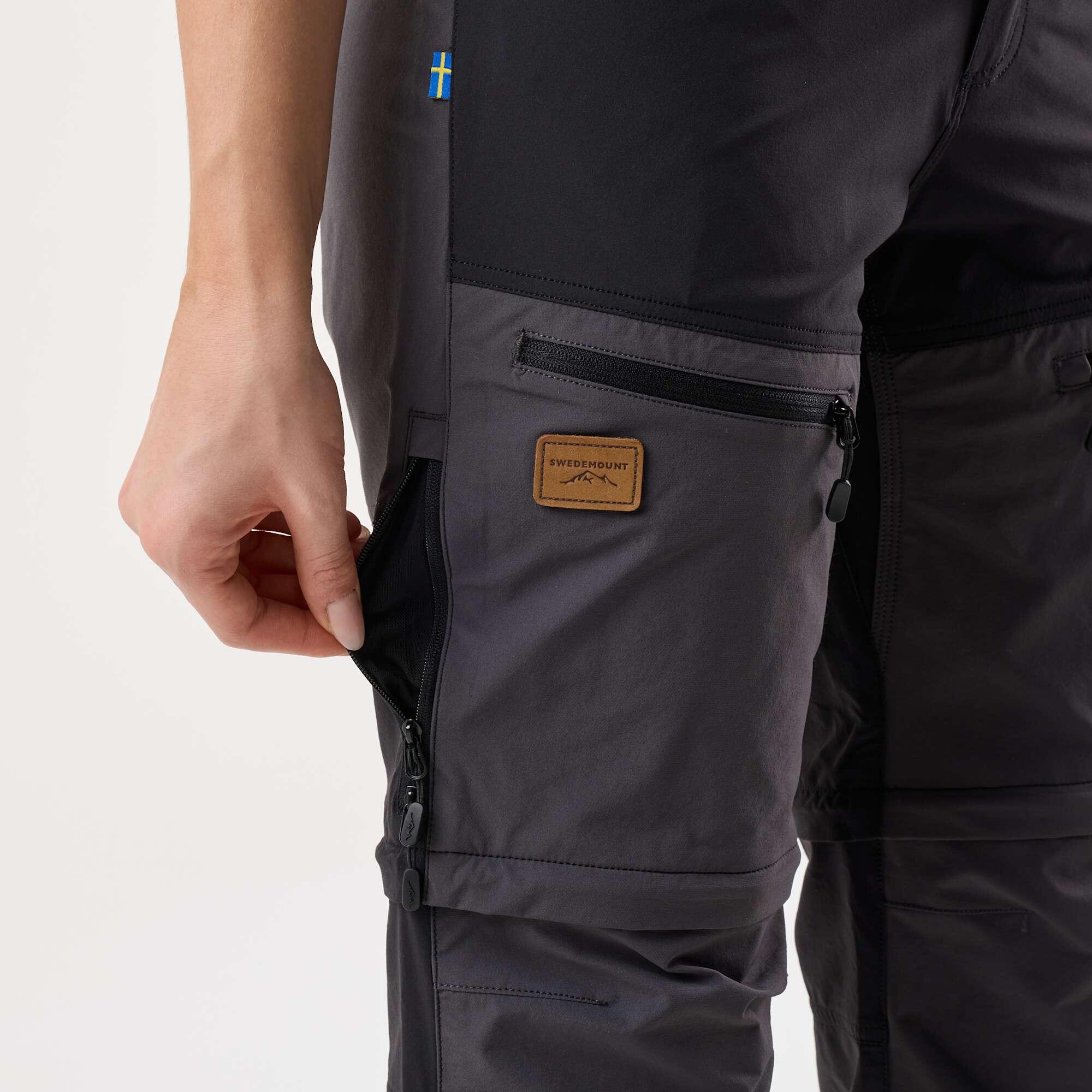Women hiking outdoor pants wind resistant breathable Lofoten Stretch Zip-Off 6/7
