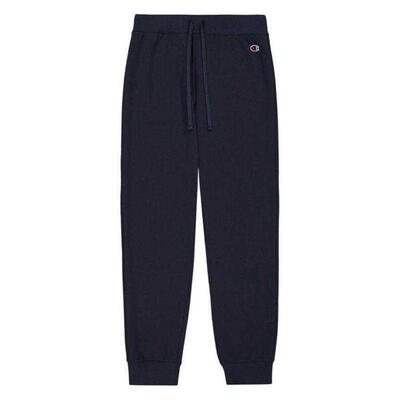 Dames joggingbroek met geribd manchet (zwart)