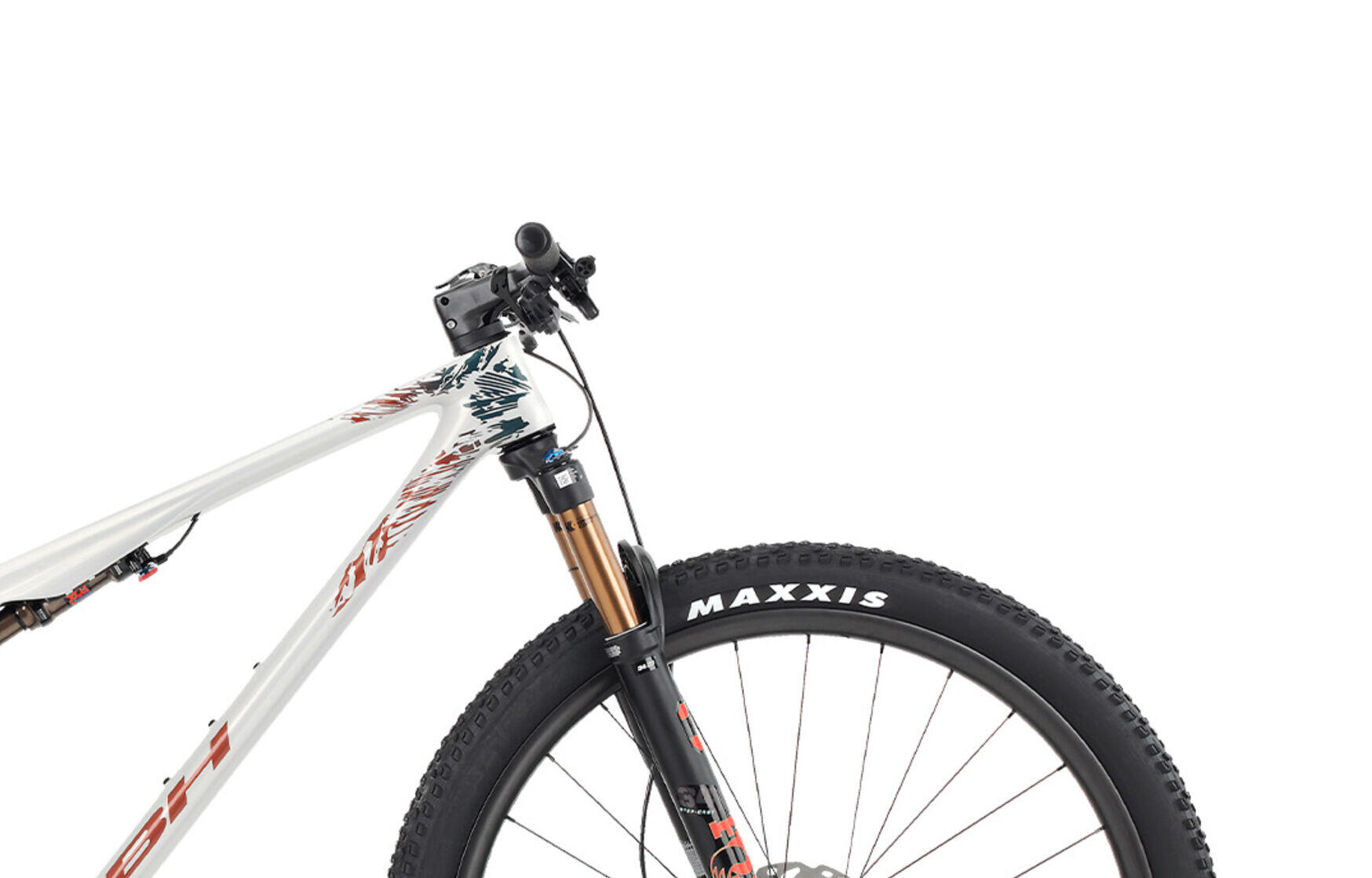 Bicicleta Mtb Bh Lynx Sls 7.0 Blanco-naranja 2/4