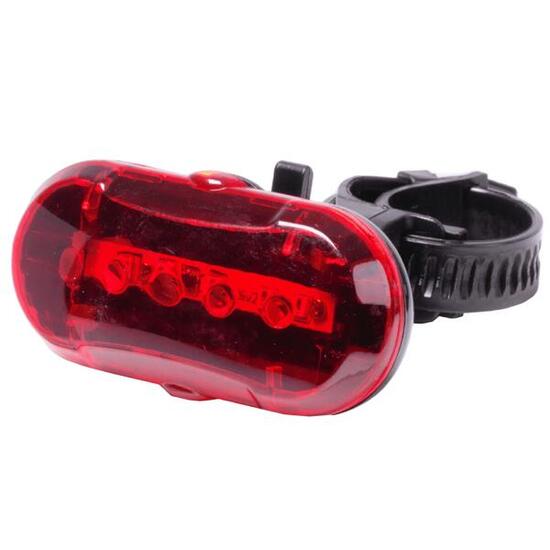 Lampka rowerowa tylna 5 LED Profex na baterię, wodoodporna