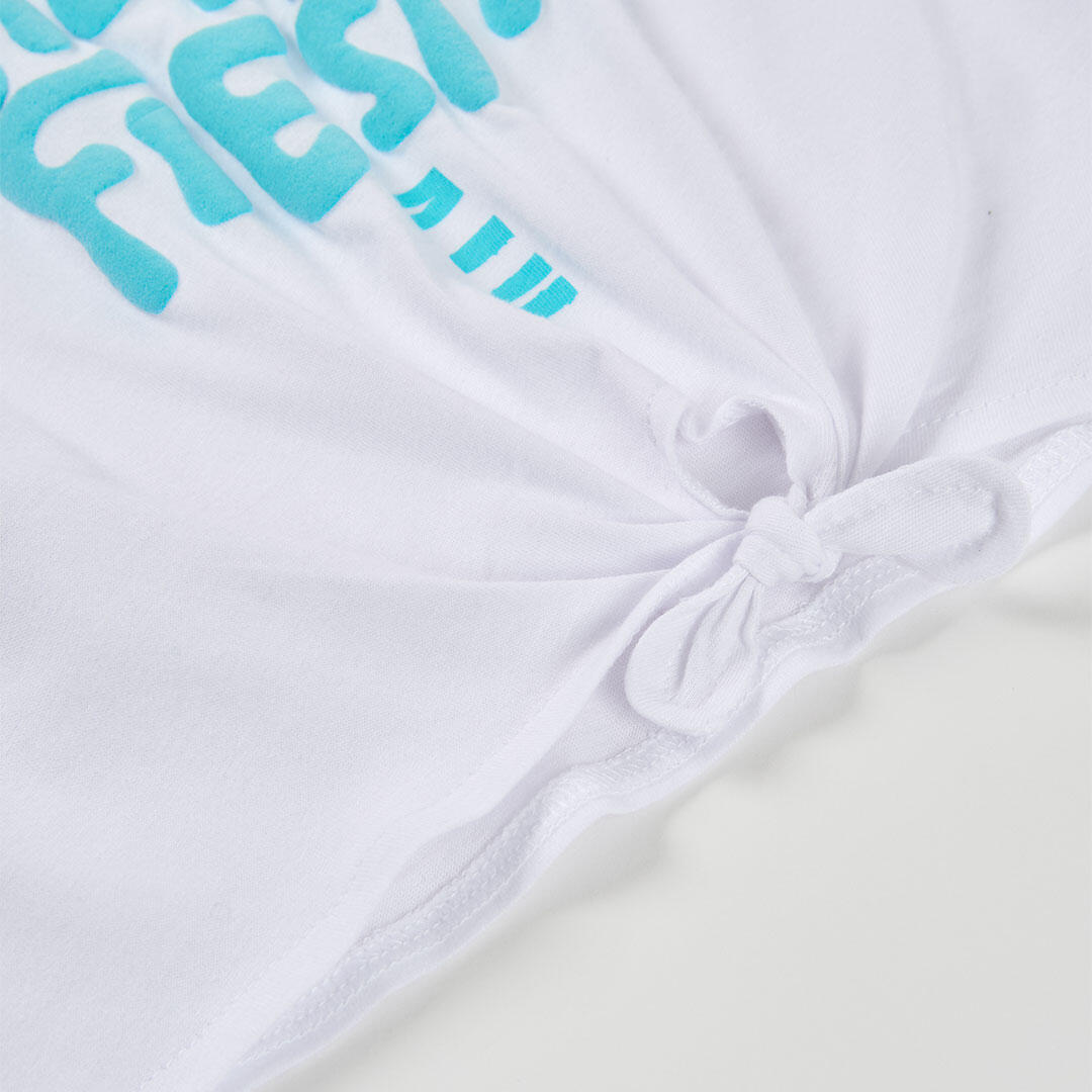 Camisetas de verano de gimnasia kids niña boboli blanco 4/4