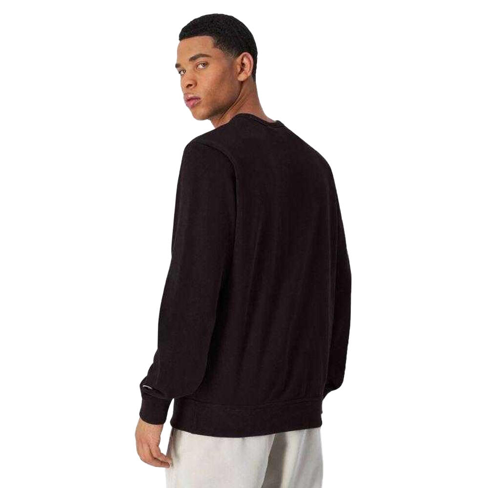 Heren Sweatshirt met ronde hals (Zwart) 5/5