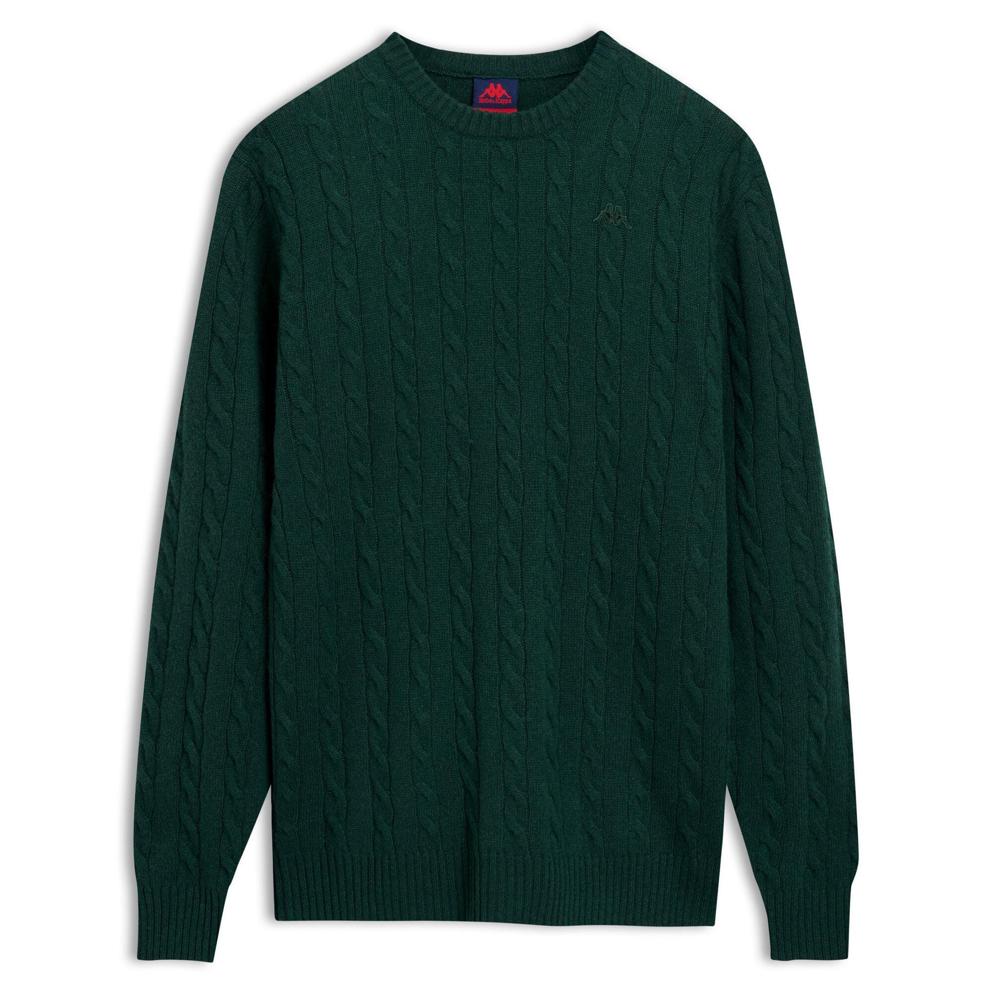 Maglione da uomo in lana verde da lifestyle 2/6