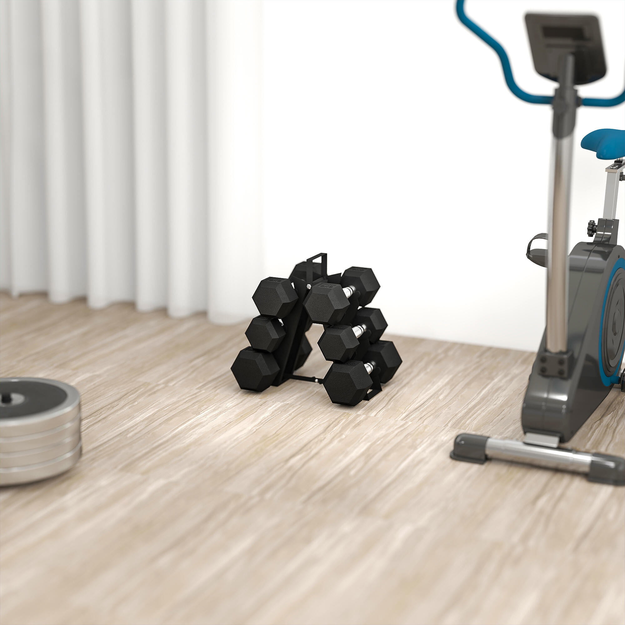 Conjunto de Halteres SPORTNOW Preto 5/5