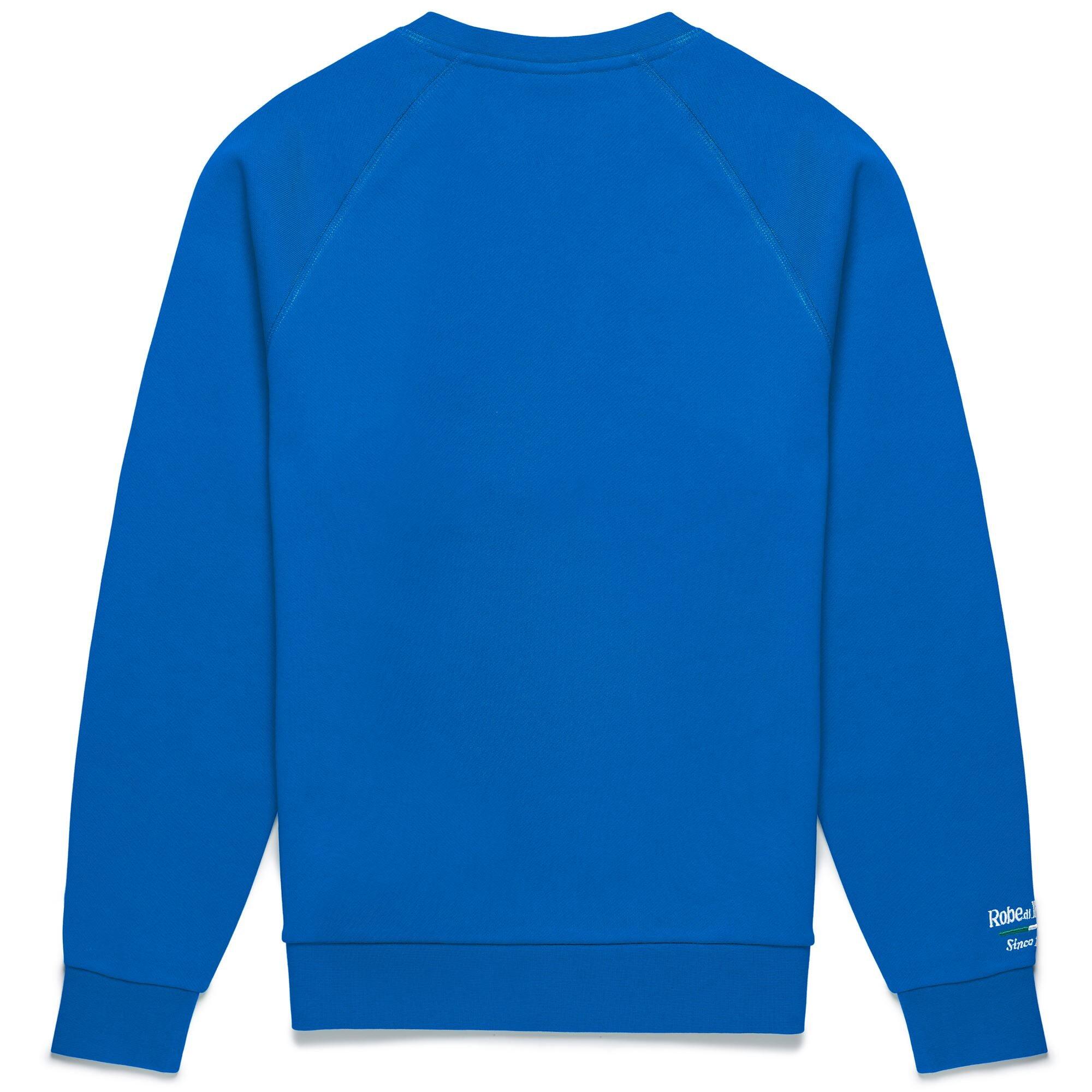 Felpa da uomo in cotone blu da casual 2/2