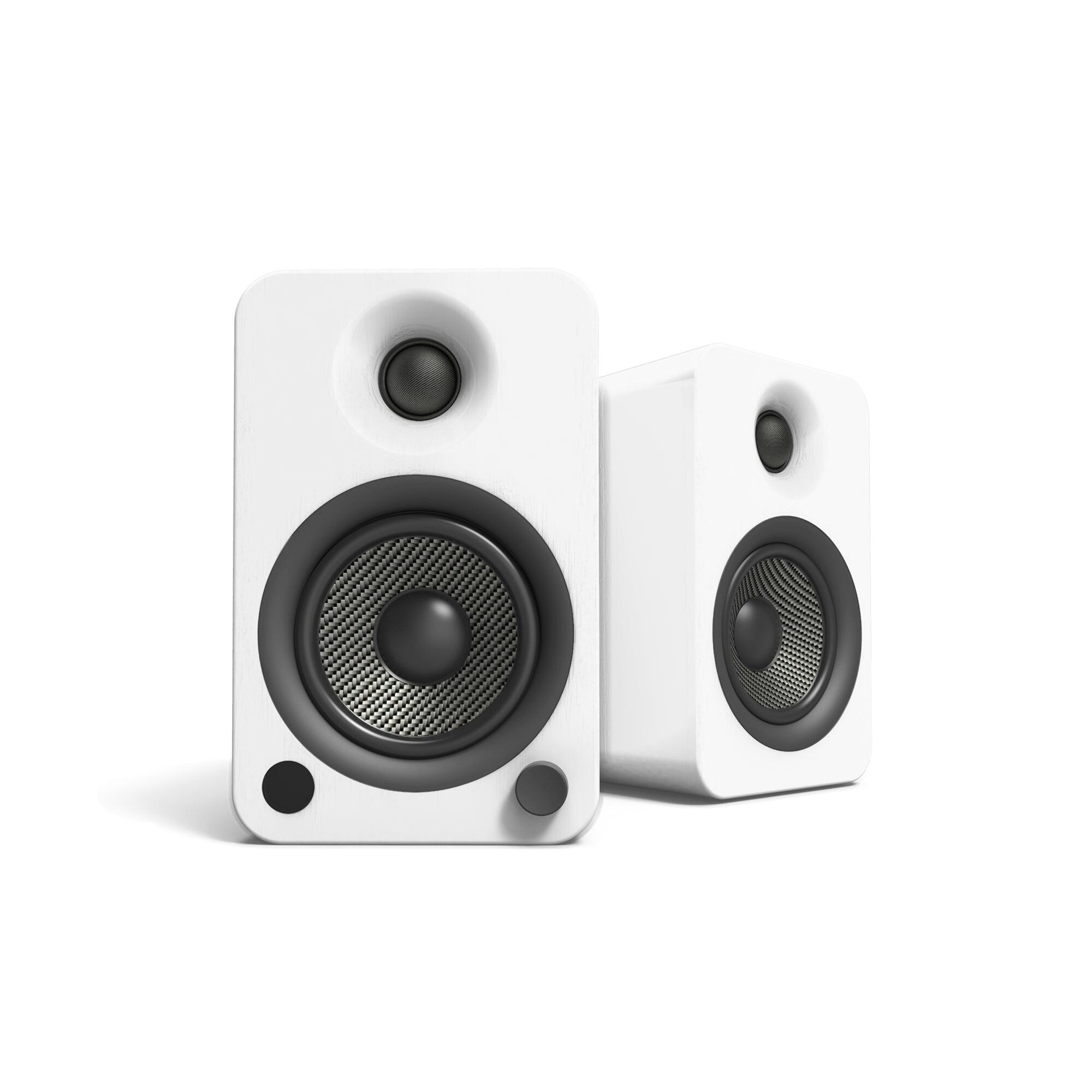 Kanto YU4 140W Powered Speakers Bluetooth & Phono, Matte White