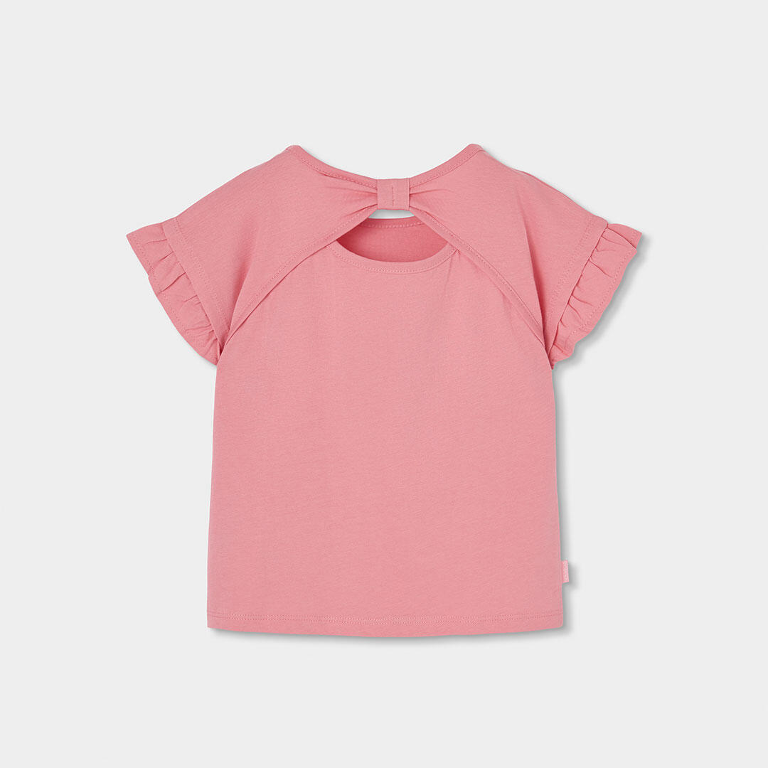 Camisetas de verano de gimnasia kids niña boboli salmón 2/4