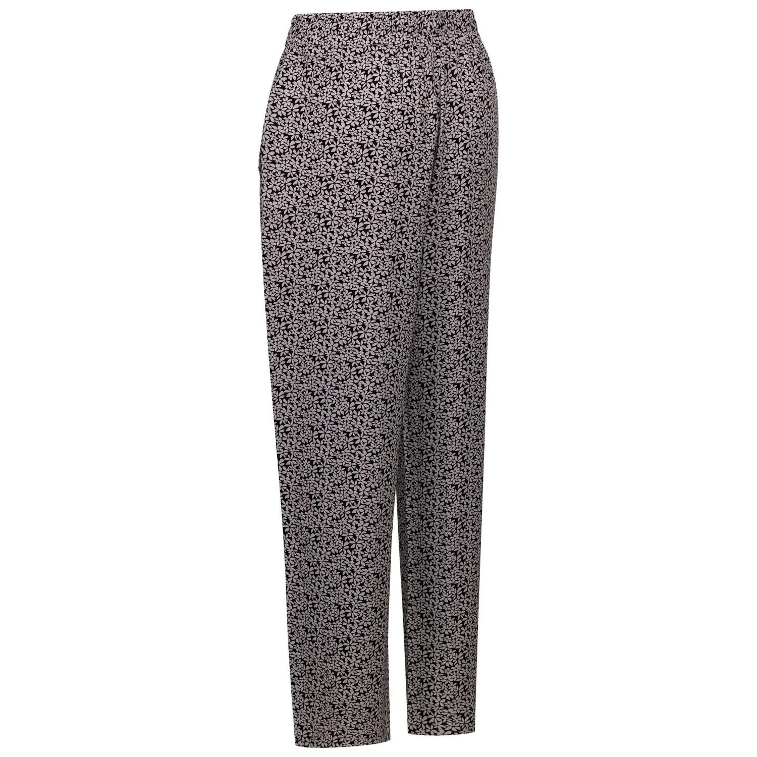 Pantalone Floreale Donna Trespass Kelowna Nero 2/5
