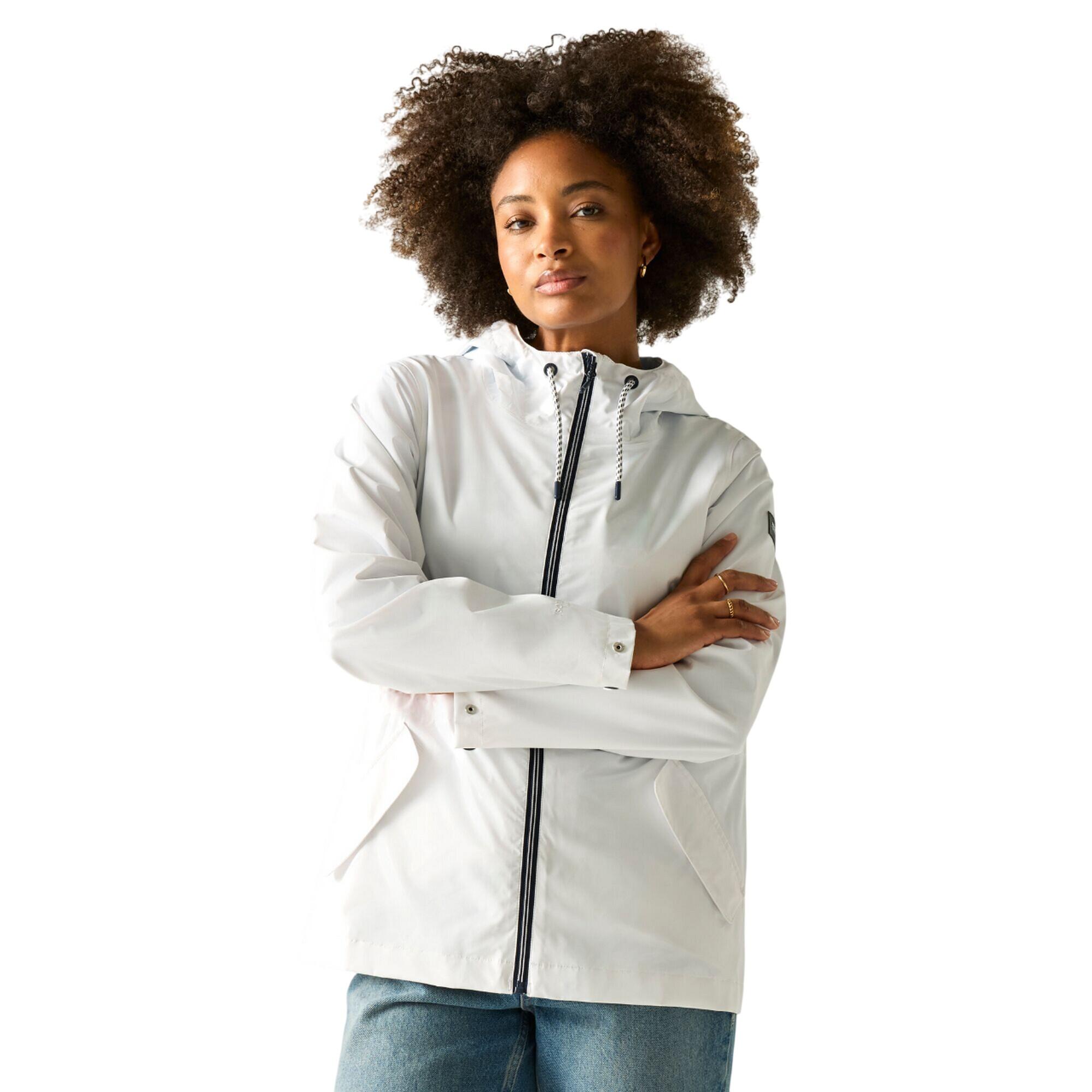 Veste Imperméable Motif/style Uni BAYLETTA Femme (Blanc) 4/5