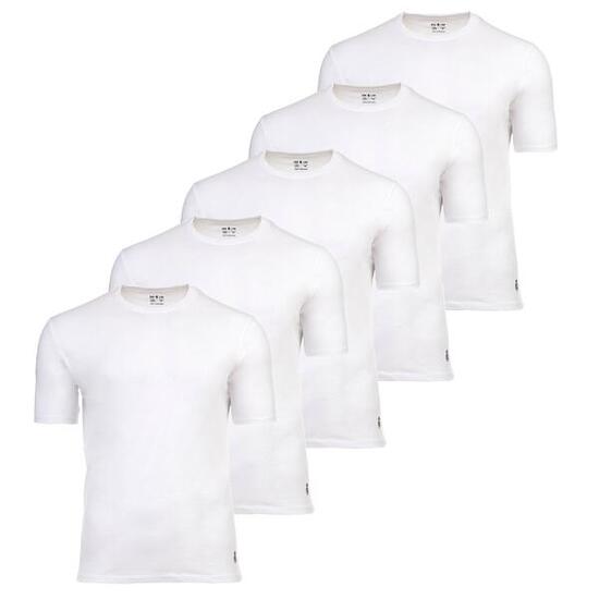 T-Shirt Herren 5er Pack Bequem sitzend-RM Undershirt U-Neck 5-Pack