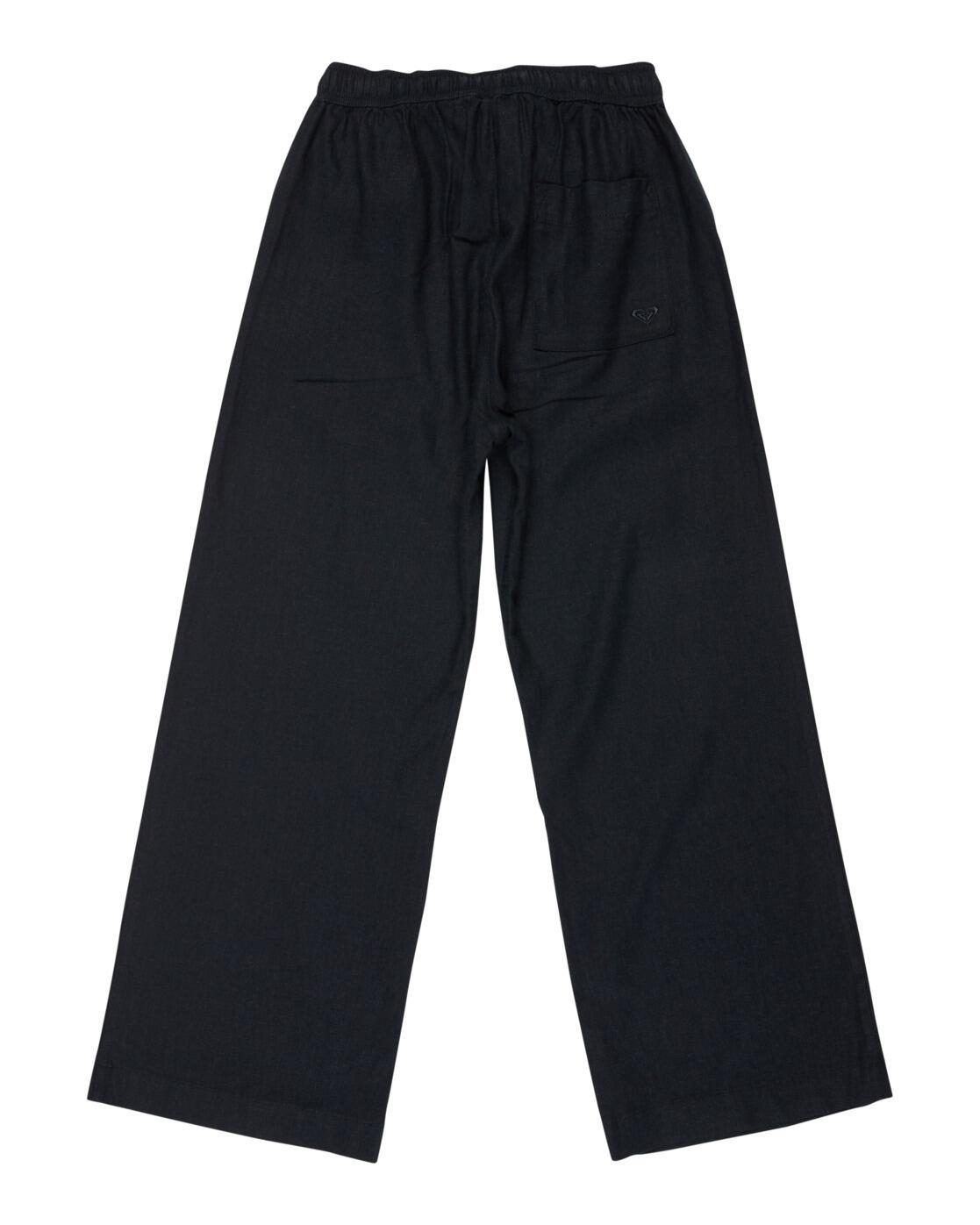Pantalon à taille élastique LEKEITIO BREAK Noir Fille 2/3