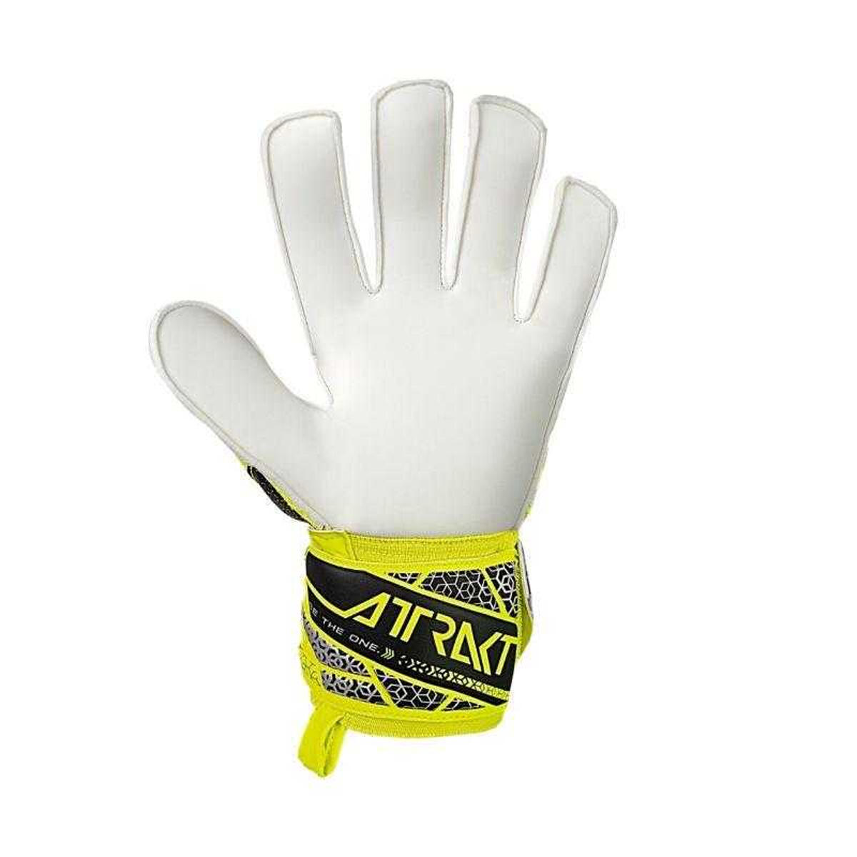 Guantes de Portero Attrakt Solid para Adultos Unisex Negro, Verde 2/4