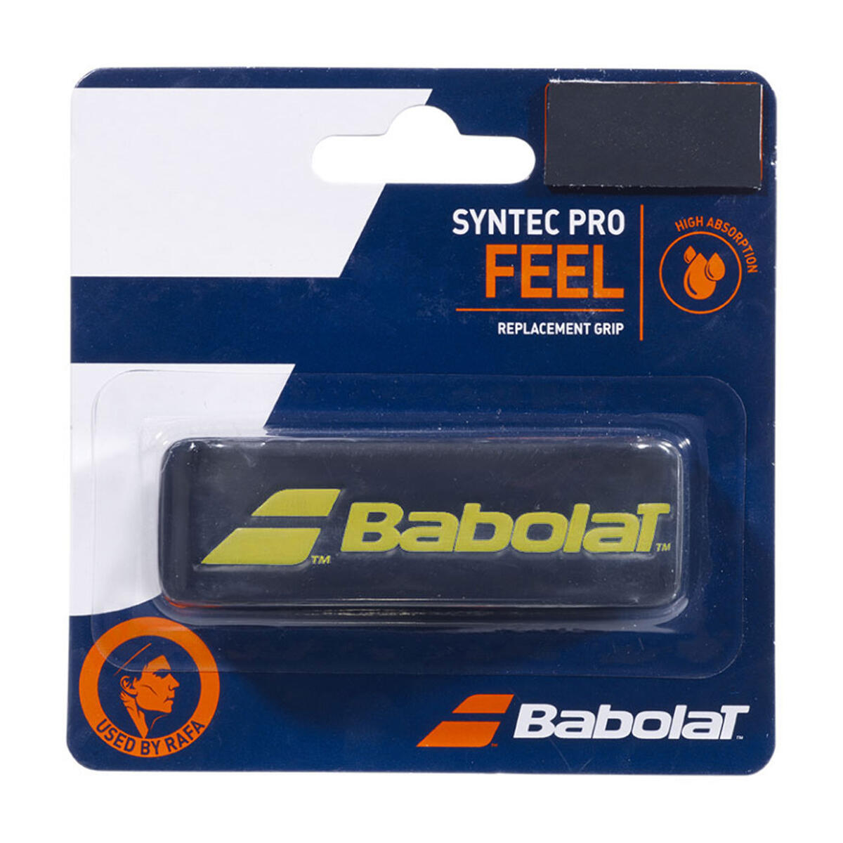 "Syntec Pro" Griffband Damen und Herren Schwarz/Gelb Einheitsgröße 2/2