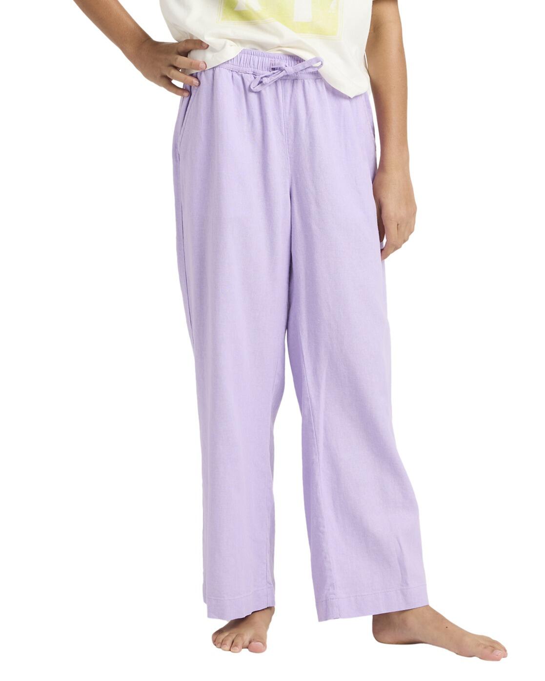 Pantalon à taille élastique LEKEITIO BREAK Violet Fille 4/4