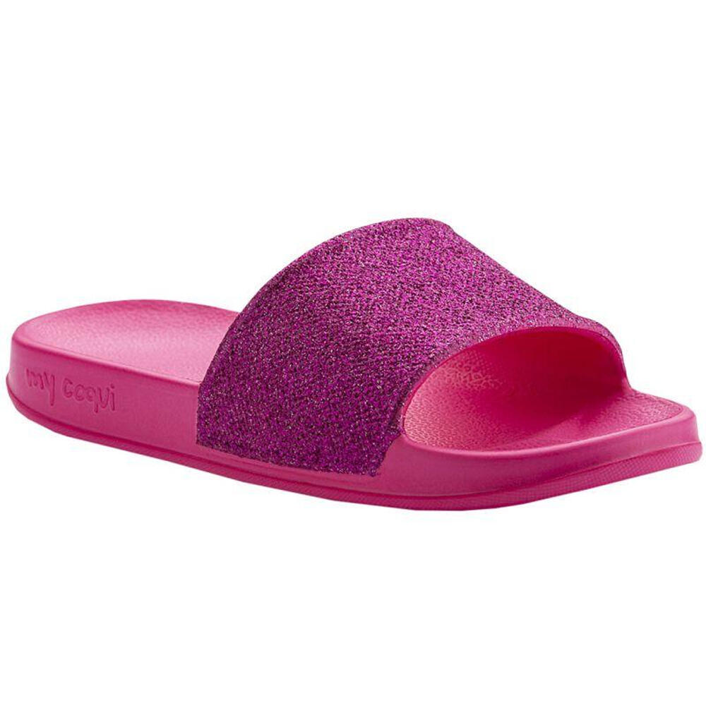 Childrens/Kids Tora Sliders (Pink)