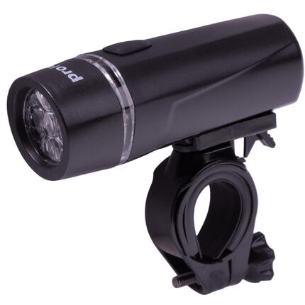 Lampka rowerowa przednia 5 LED Profex POWER na baterię, wodoodporna